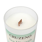 Cruzeno Sea Minerals | Crackling Wooden Wick Candle