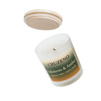 Cruzeno Oakmoss and Amber | Crackling Wooden Wick Candle