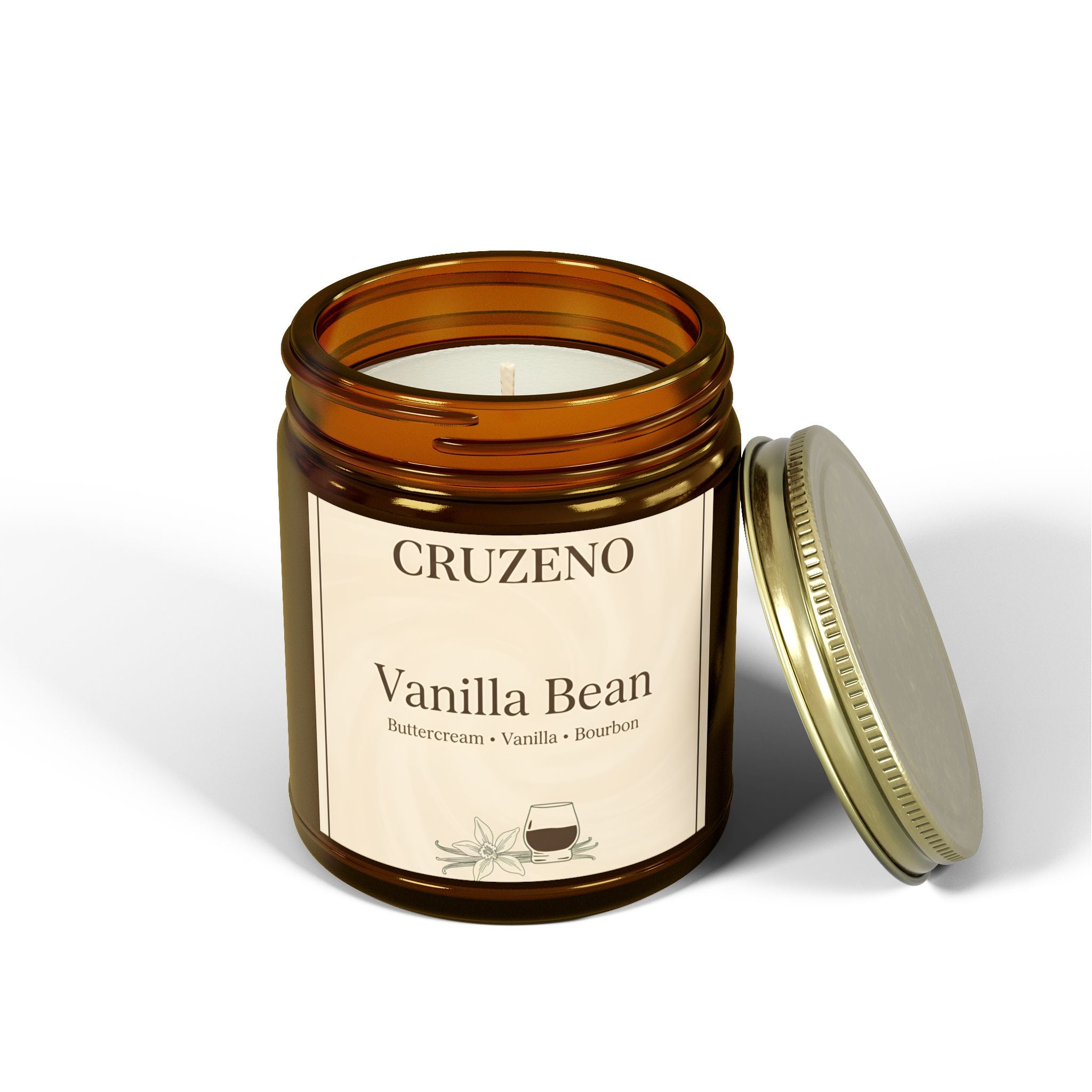 Cruzeno Vanilla Bean | Coconut Apricot Wax Candle