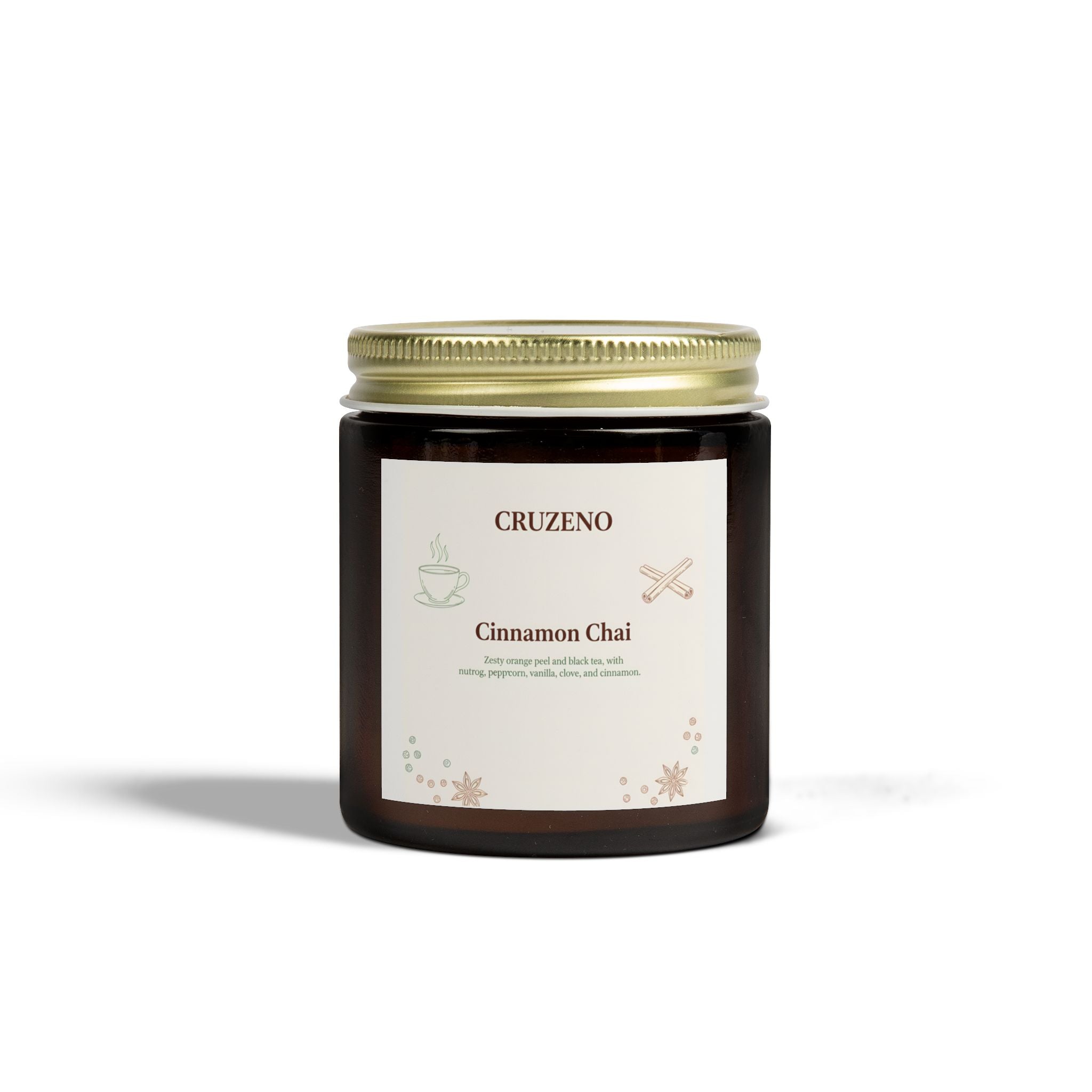 Cruzeno Cinnamon Chai | Coconut Apricot Wax Candle
