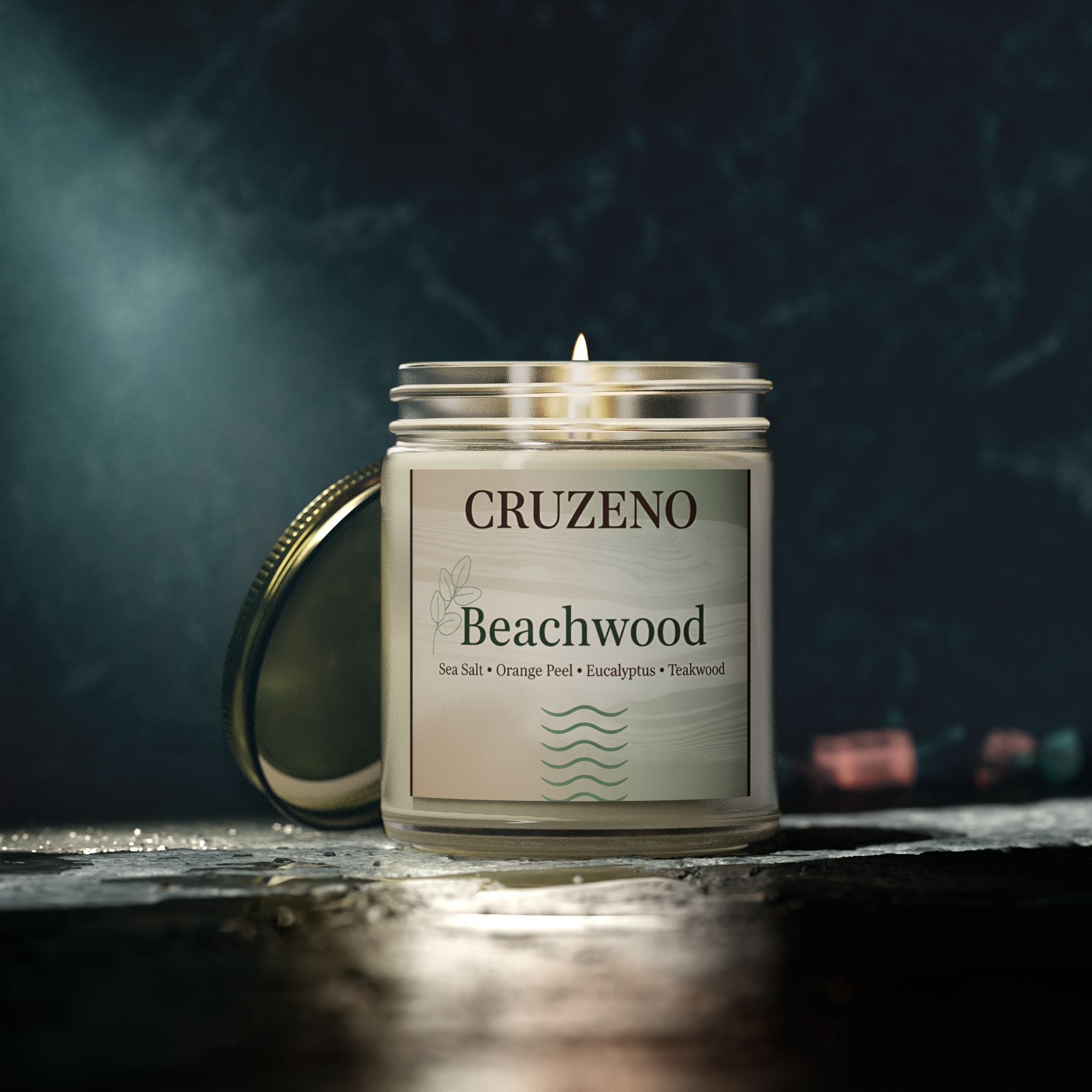 Cruzeno Beachwood | Coconut Apricot Wax Candle