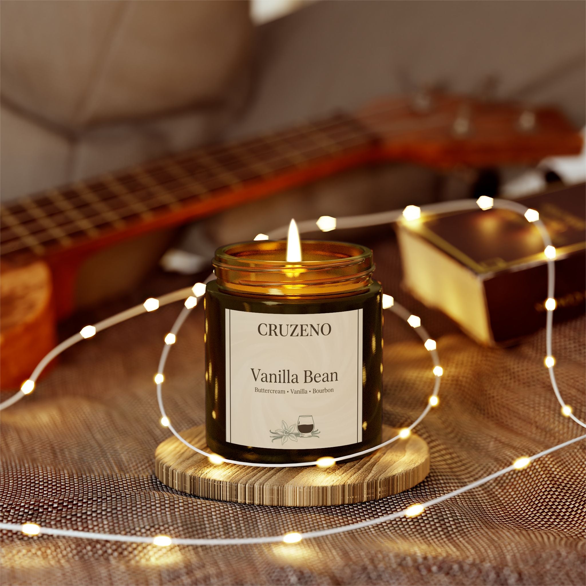 Cruzeno Vanilla Bean | Coconut Apricot Wax Candle