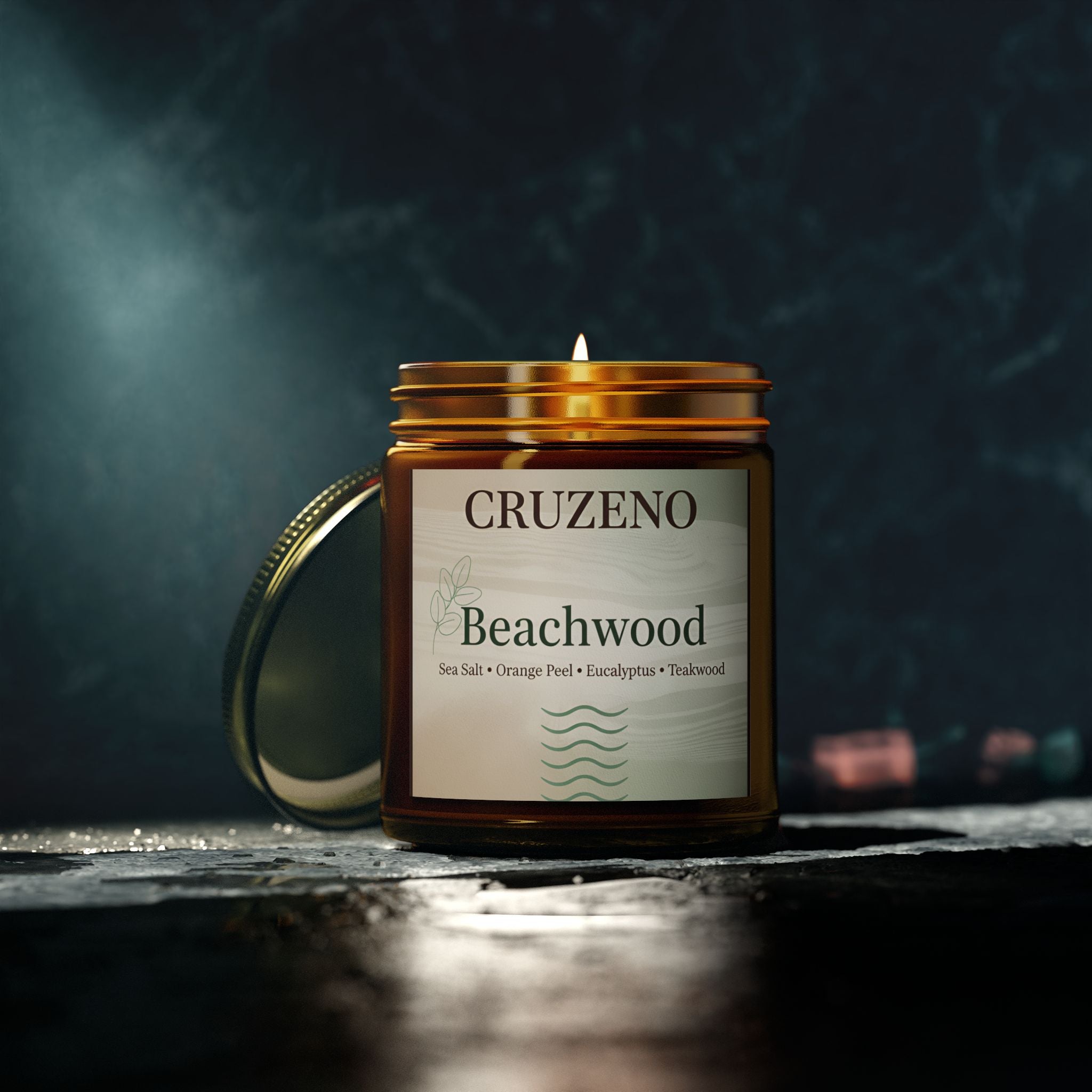 Cruzeno Beachwood | Coconut Apricot Wax Candle