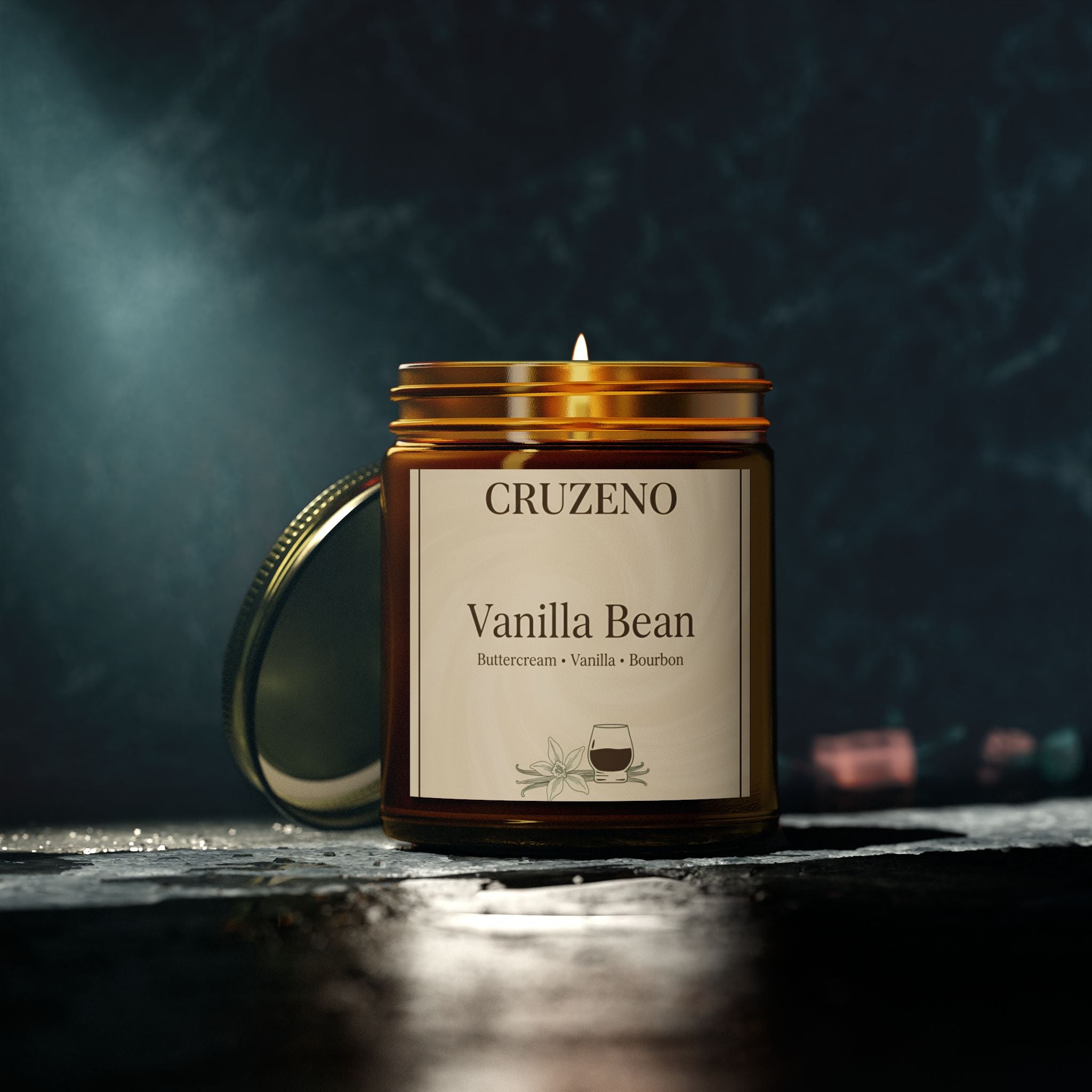 Cruzeno Vanilla Bean | Coconut Apricot Wax Candle