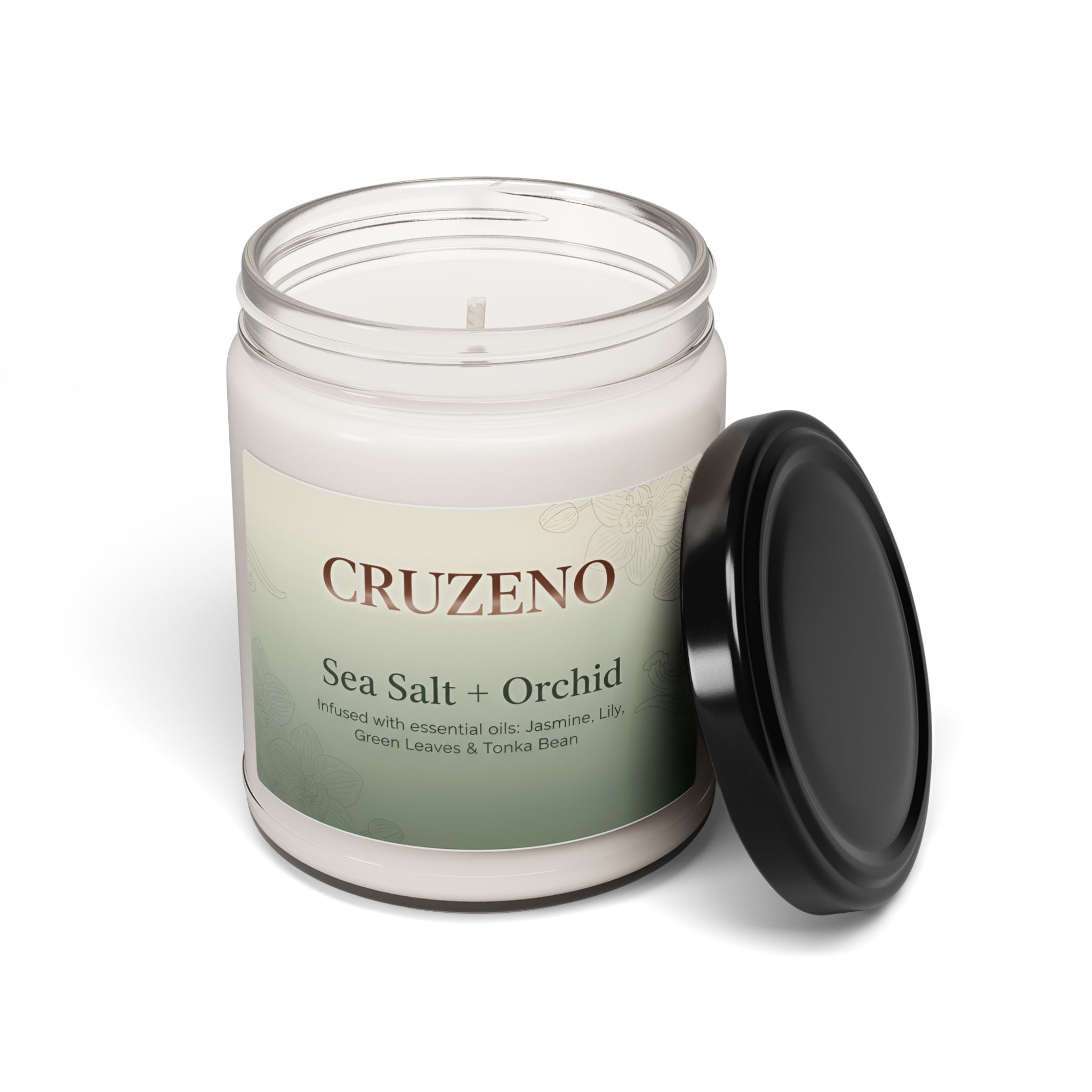 Cruzeno Sea Salt + Orchid Scented Soy Candle