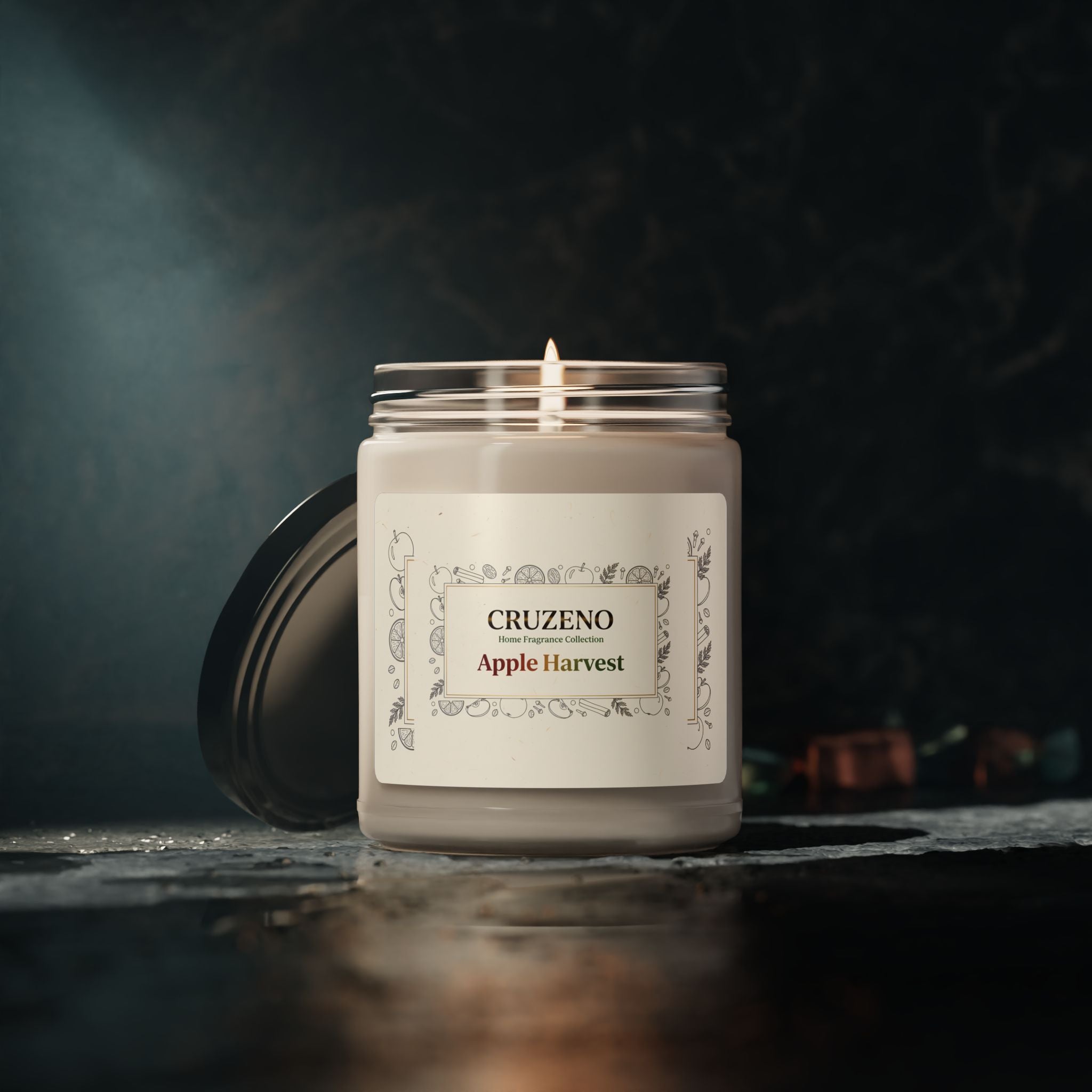 Cruzeno Apple Harvest Scented Soy Candle