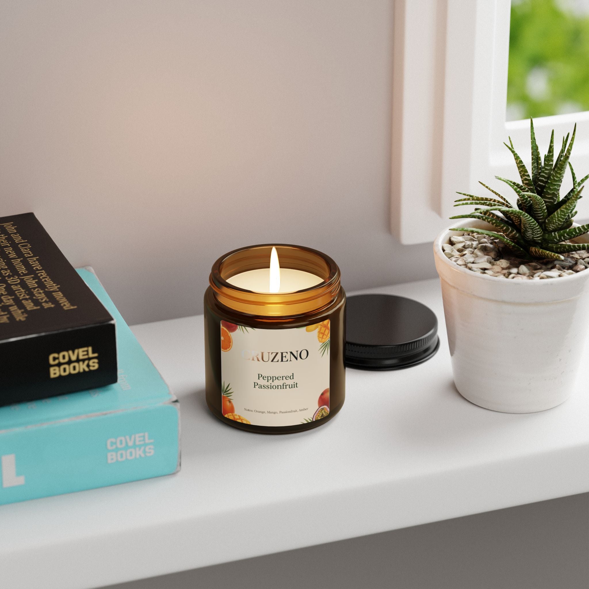 Cruzeno Peppered Passionfruit Scented Soy Candle