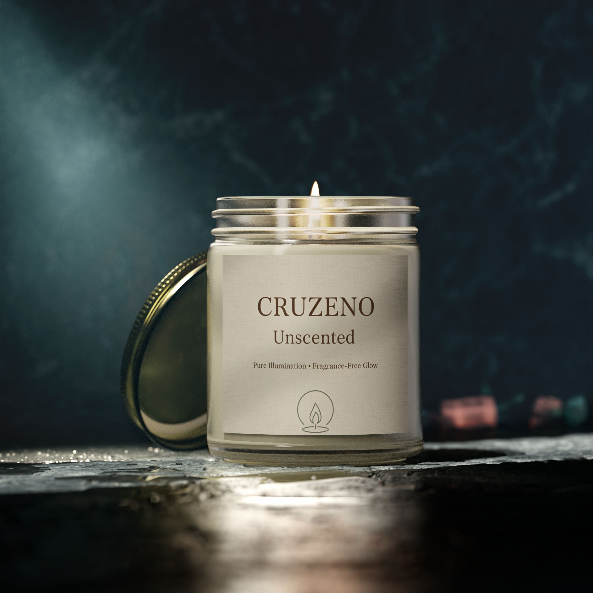 Cruzeno Fragrance-Free | Coconut Apricot Wax Candle