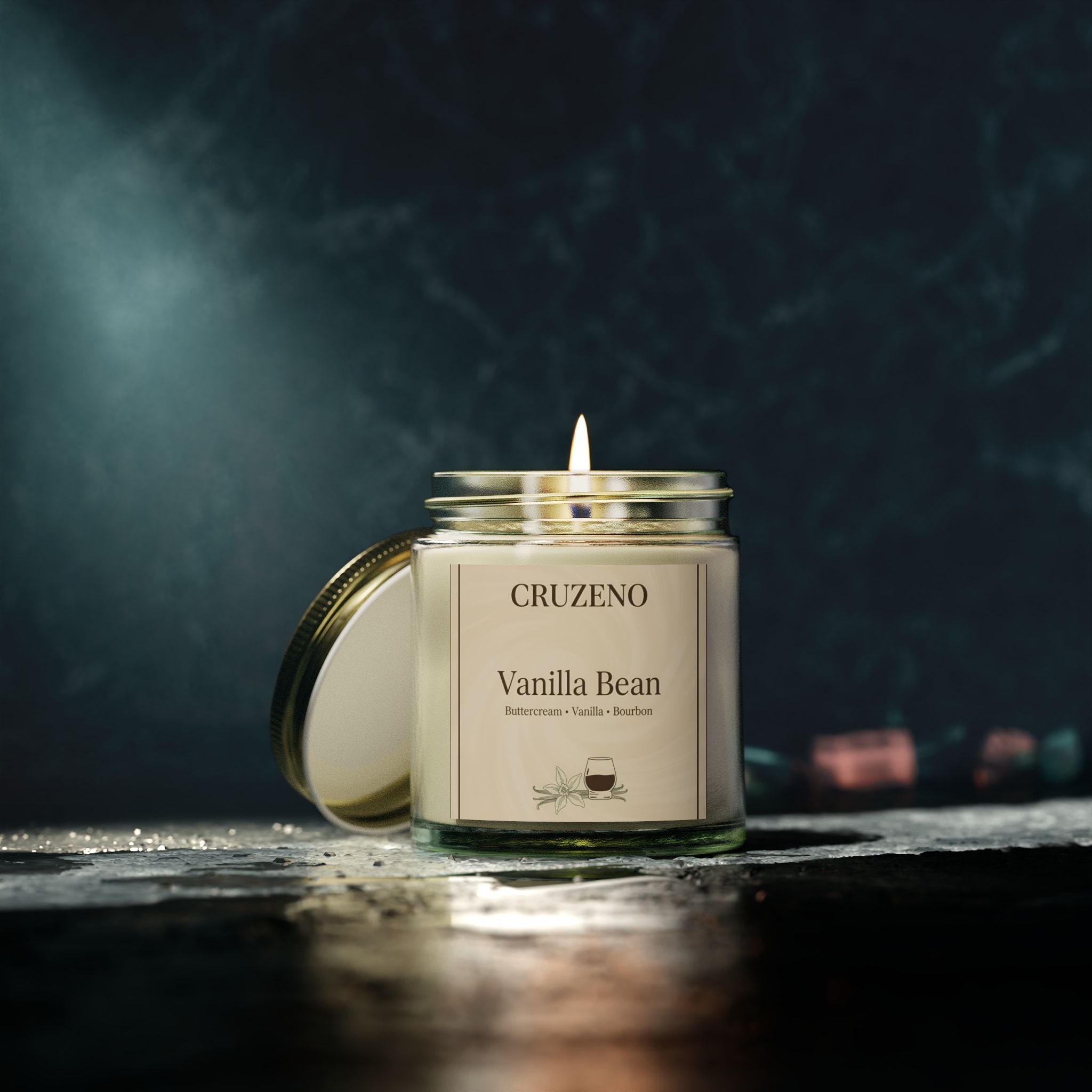 Cruzeno Vanilla Bean | Coconut Apricot Wax Candle