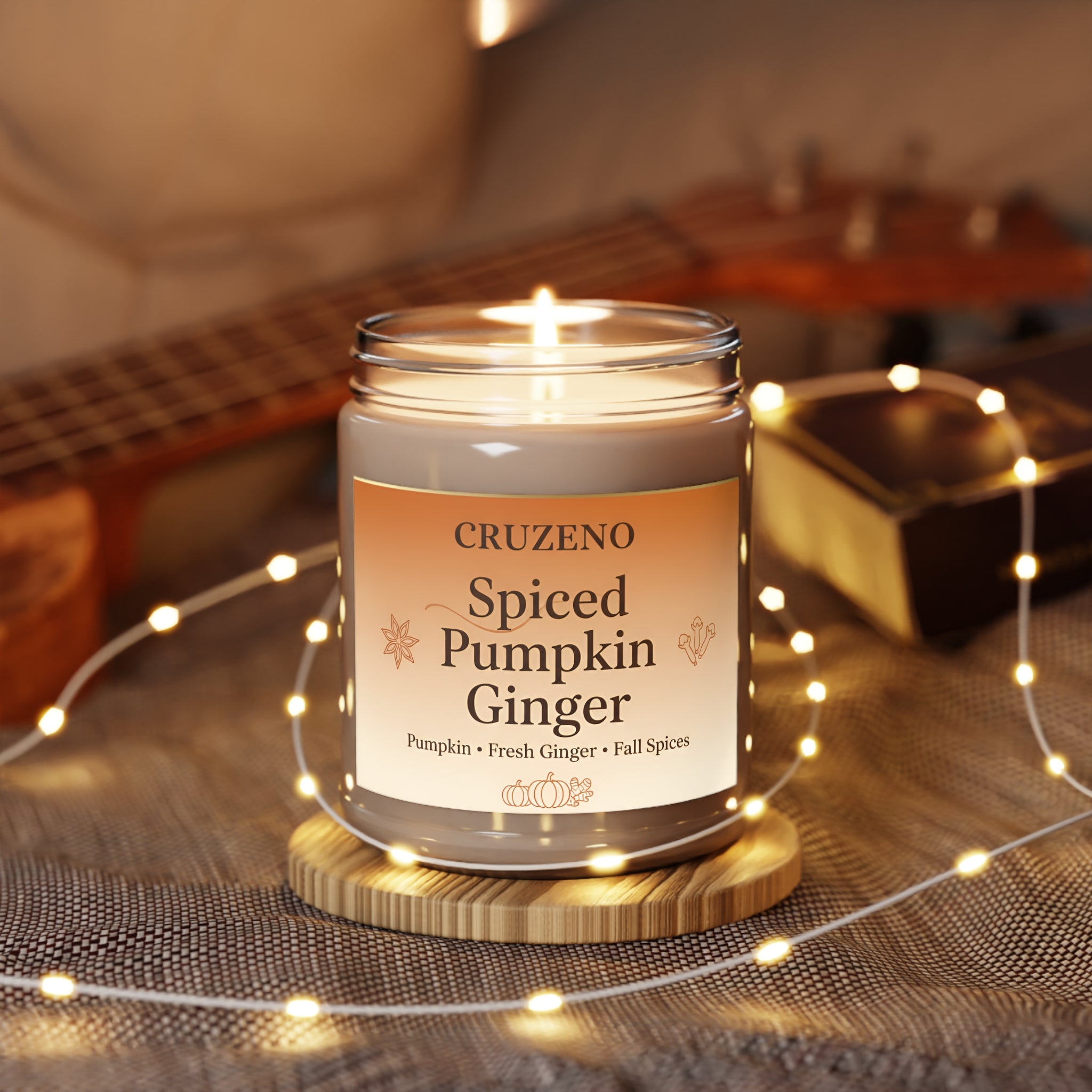 Cruzeno Spiced Pumpkin Ginger Soy Candle