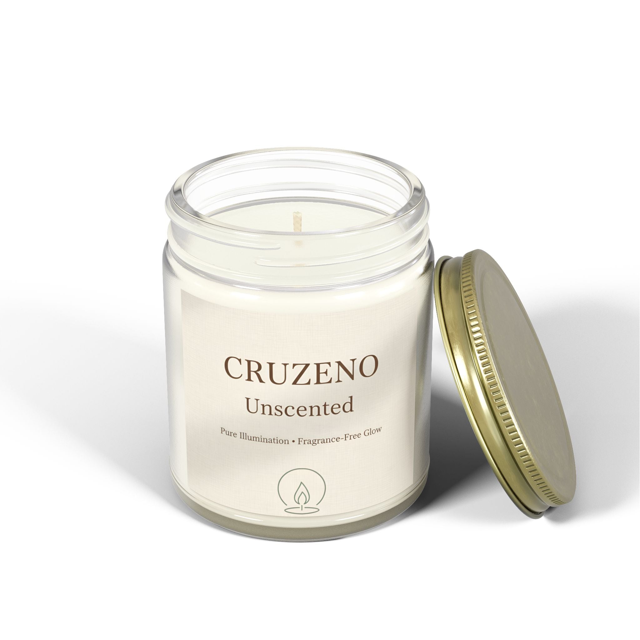 Cruzeno Fragrance-Free | Coconut Apricot Wax Candle