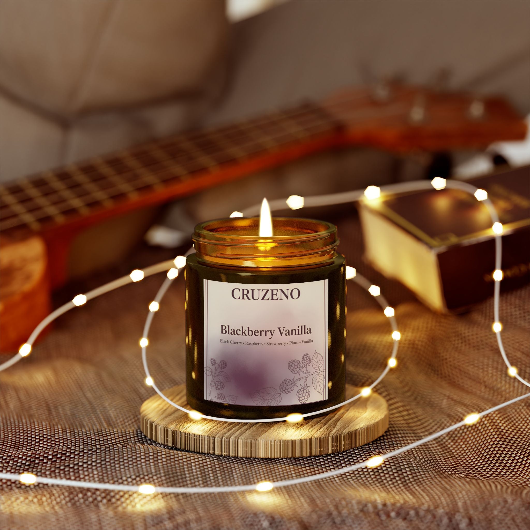 Cruzeno Blackberry Vanilla | Coconut Apricot Wax Candle
