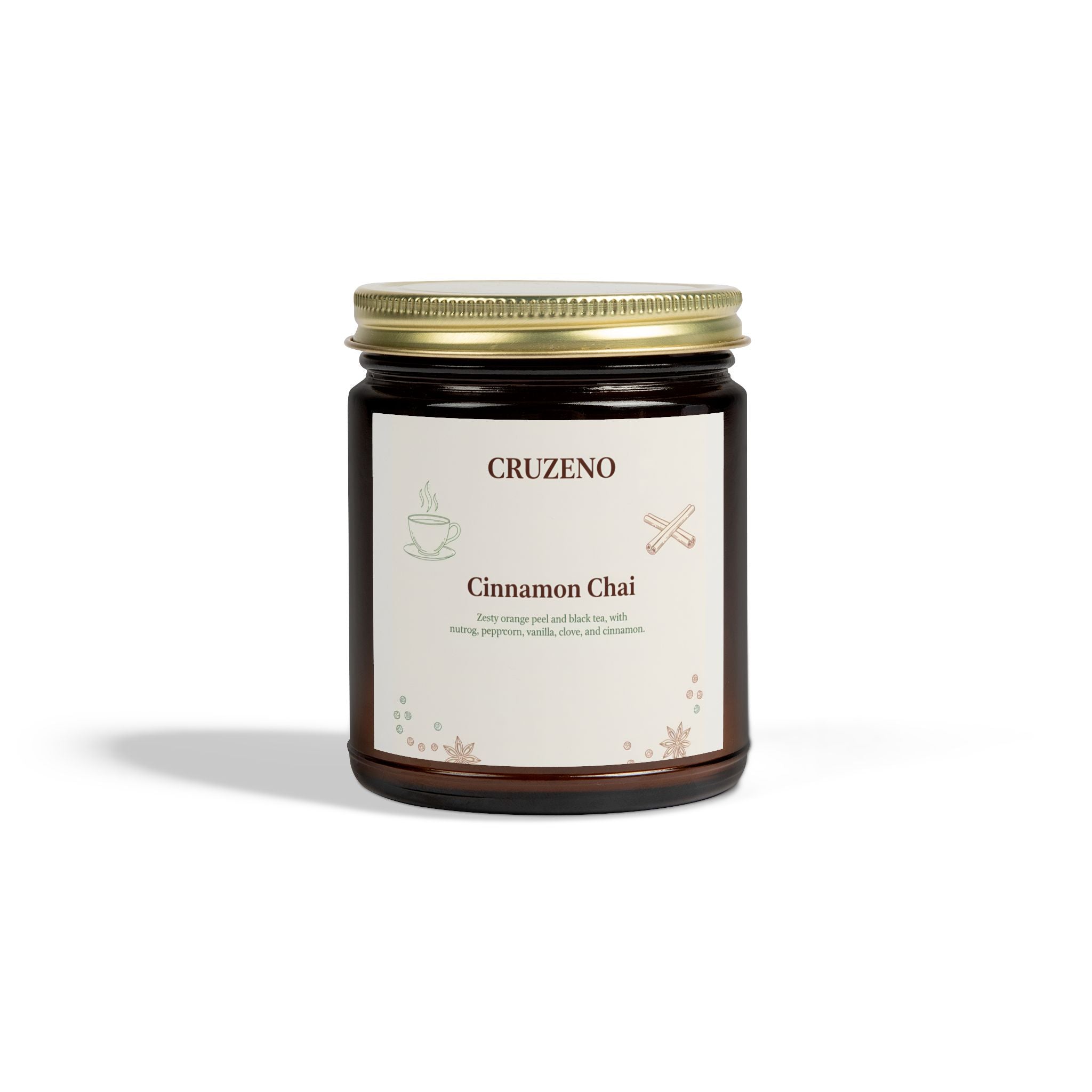 Cruzeno Cinnamon Chai | Coconut Apricot Wax Candle
