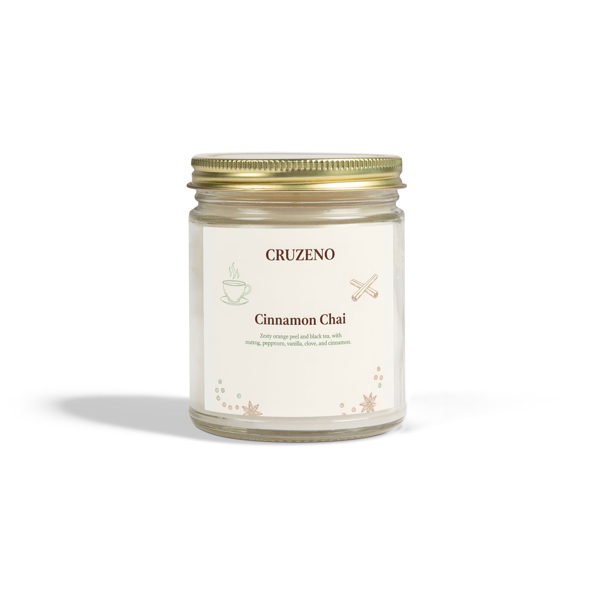 Cruzeno Cinnamon Chai | Coconut Apricot Wax Candle