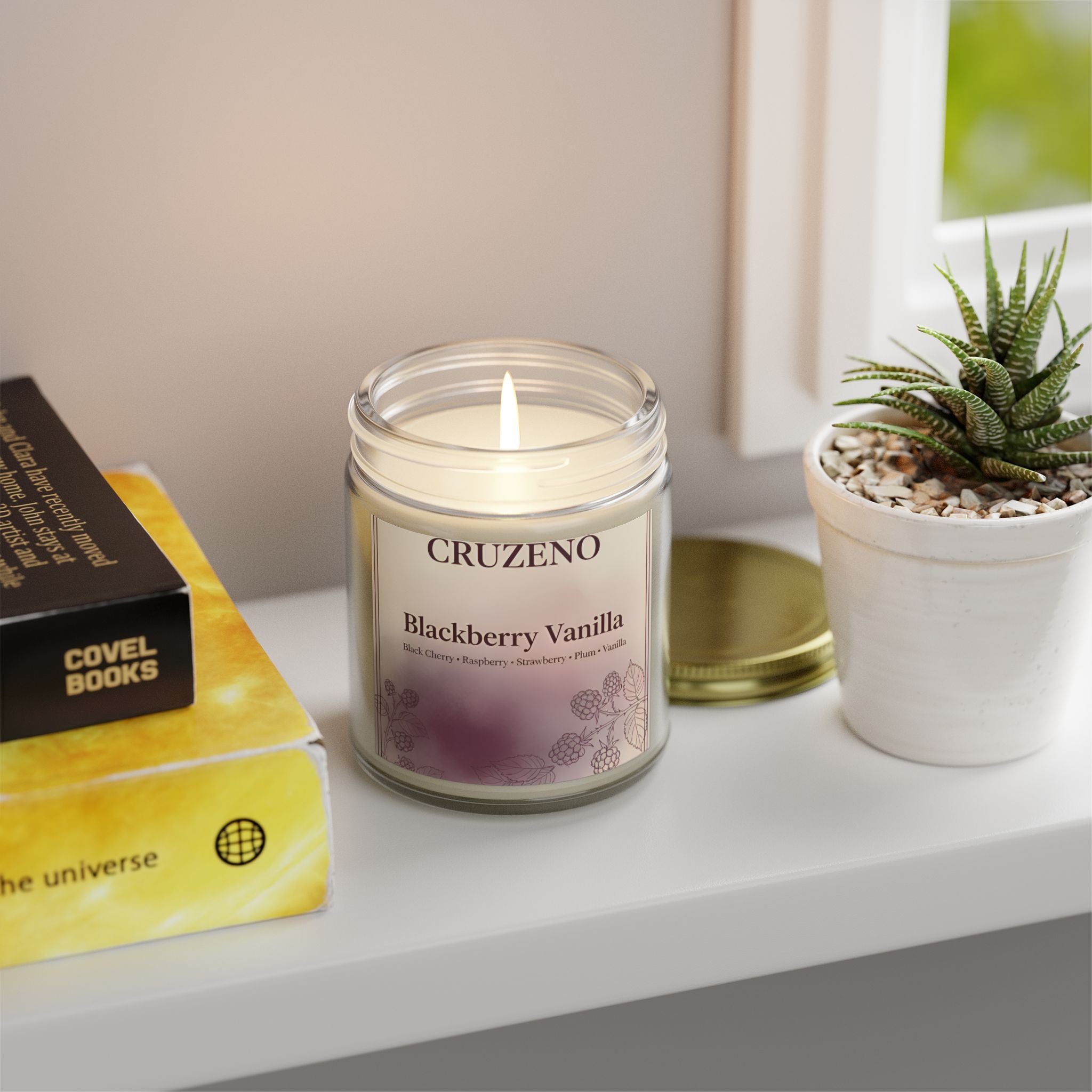 Cruzeno Blackberry Vanilla | Coconut Apricot Wax Candle