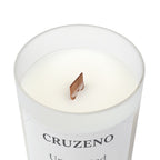 Cruzeno Fragrance-Free | Crackling Wooden Wick Candle