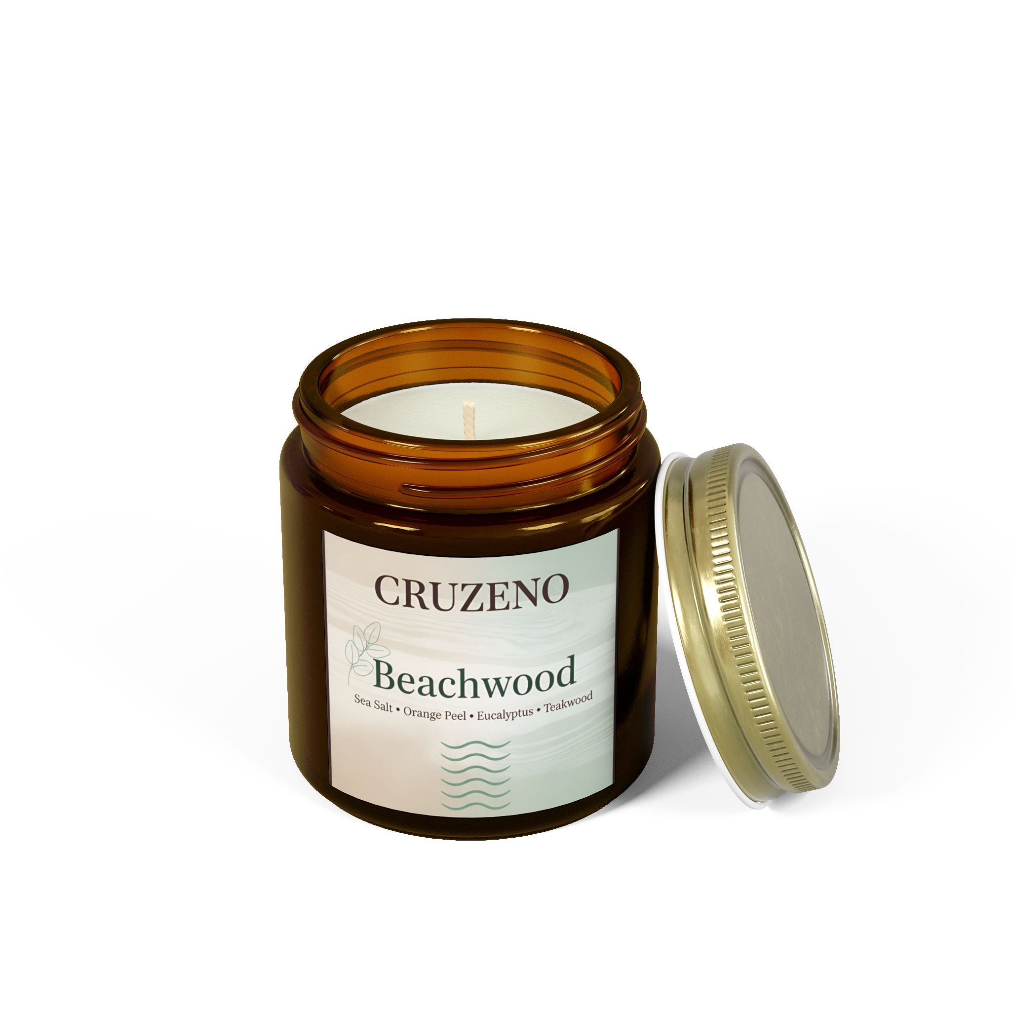 Cruzeno Beachwood | Coconut Apricot Wax Candle