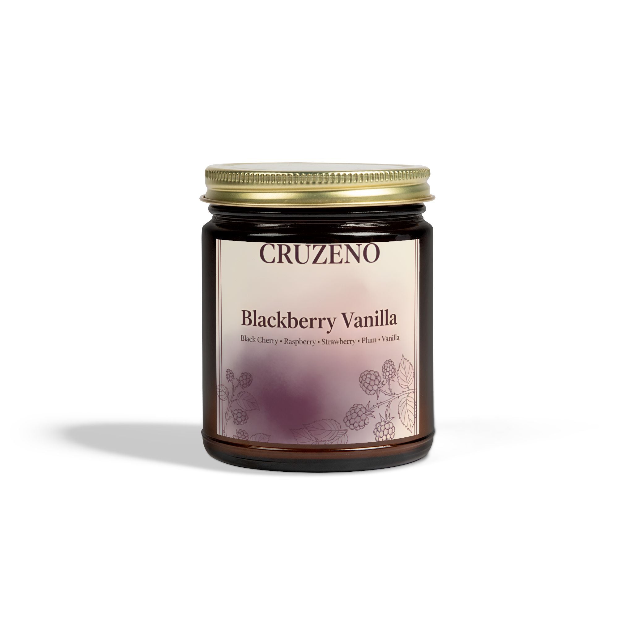 Cruzeno Blackberry Vanilla | Coconut Apricot Wax Candle