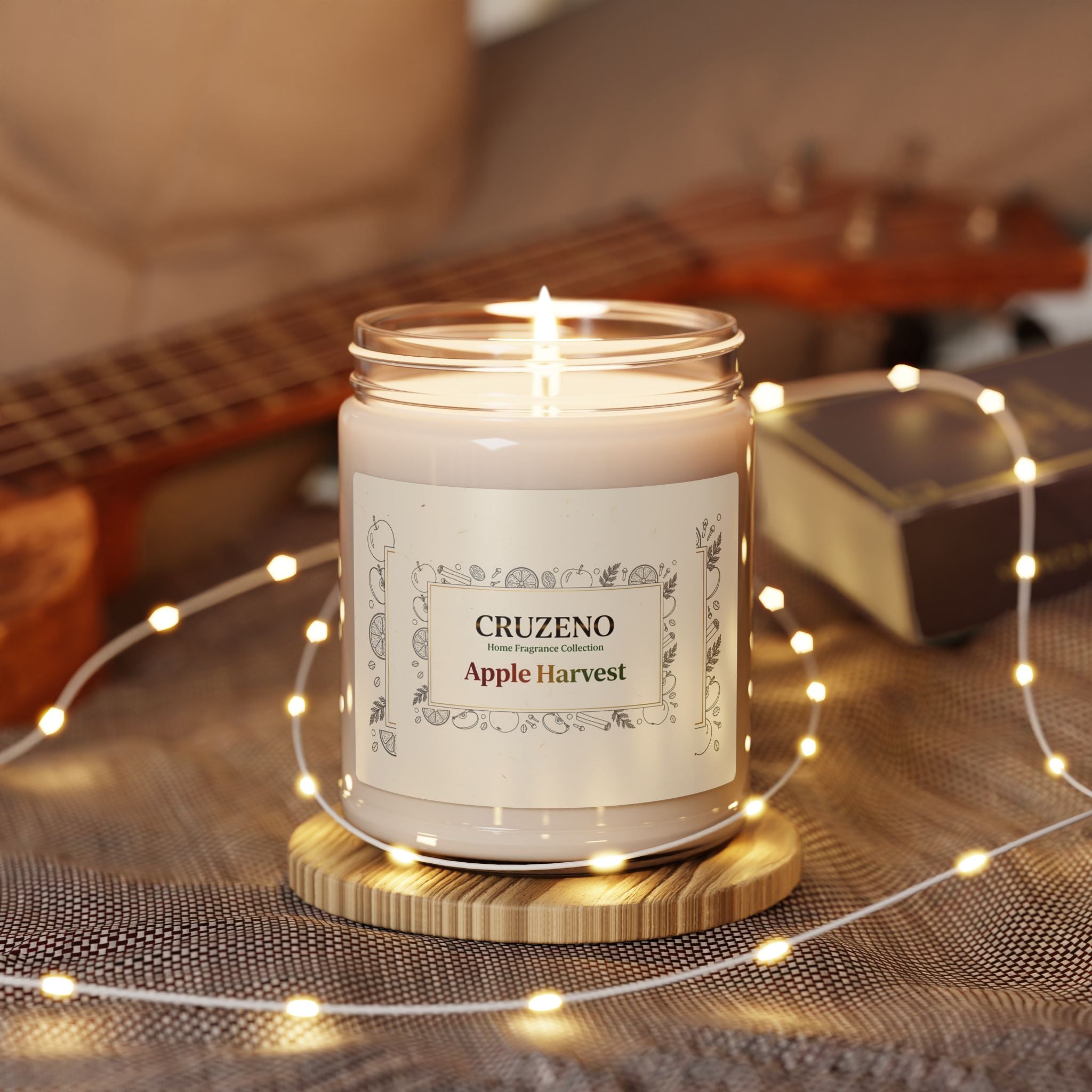 Cruzeno Apple Harvest Scented Soy Candle