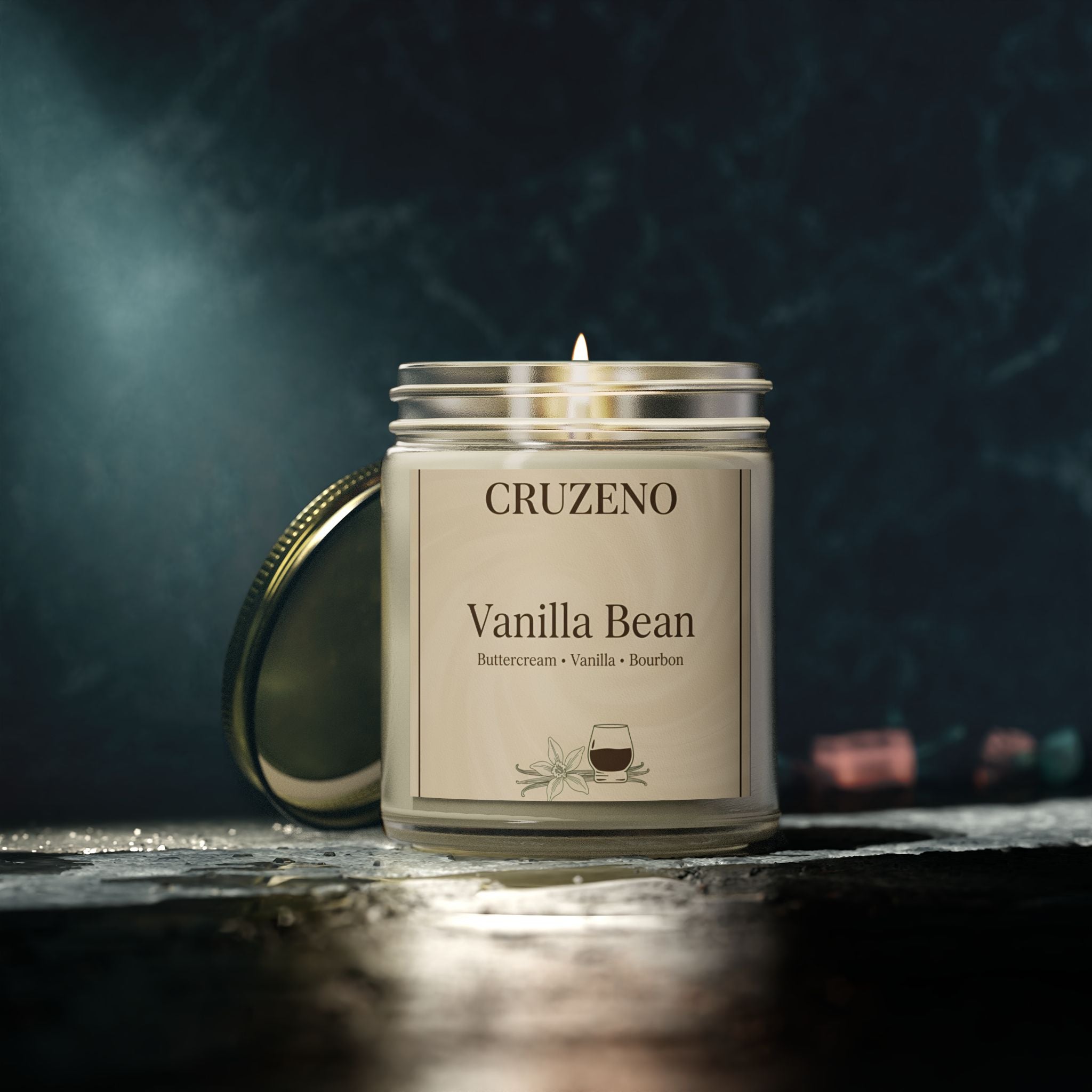 Cruzeno Vanilla Bean | Coconut Apricot Wax Candle