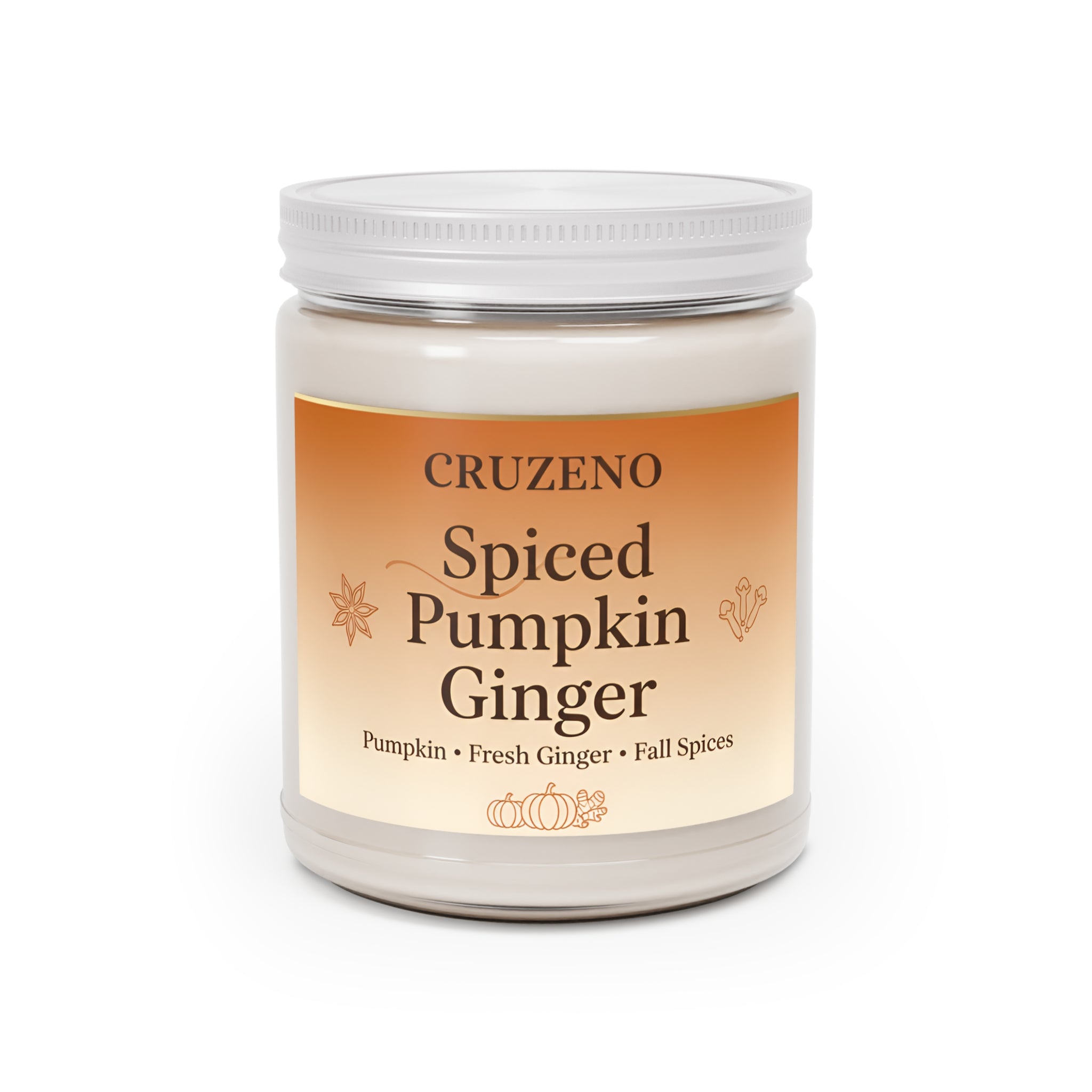 Cruzeno Spiced Pumpkin Ginger Soy Candle