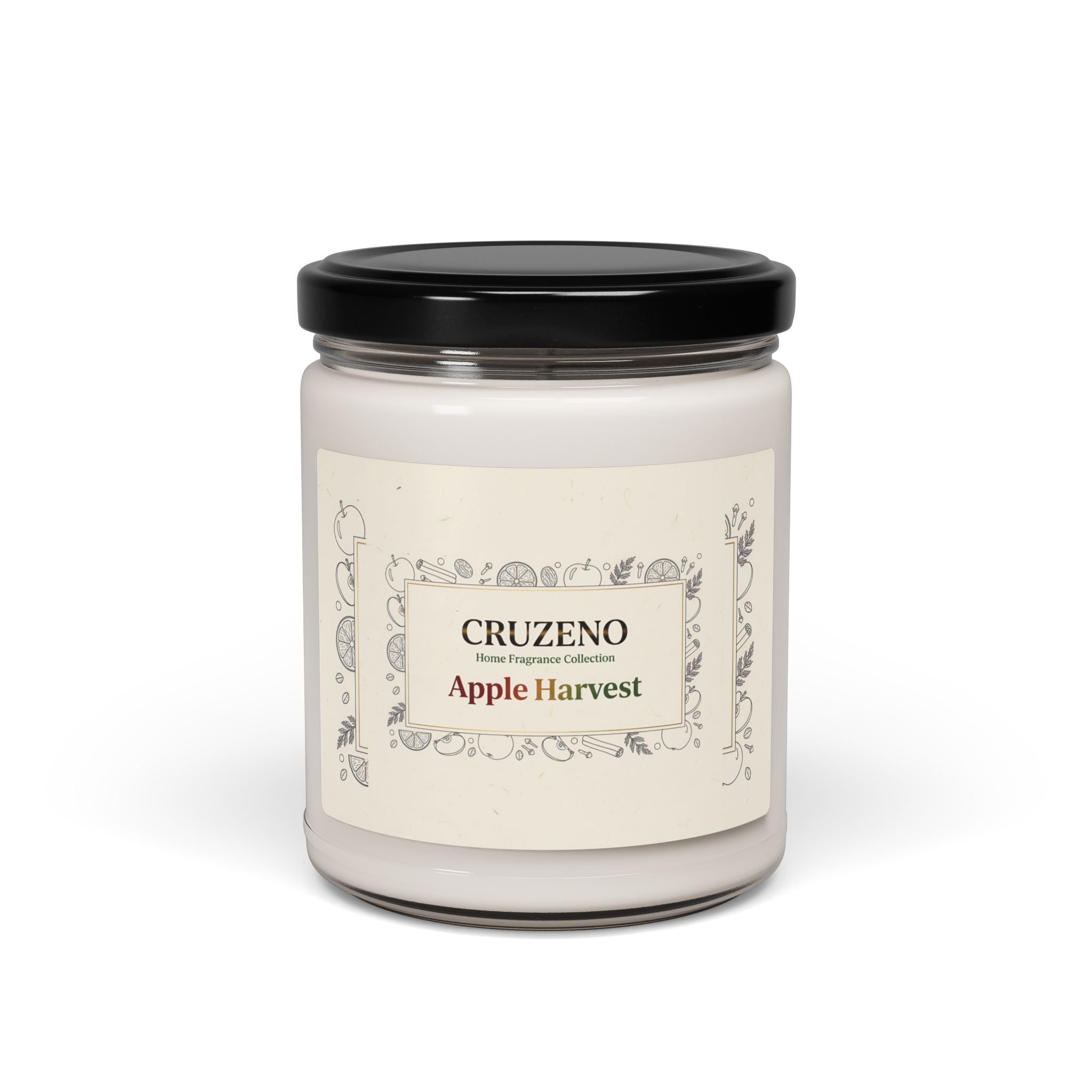Cruzeno Apple Harvest Scented Soy Candle