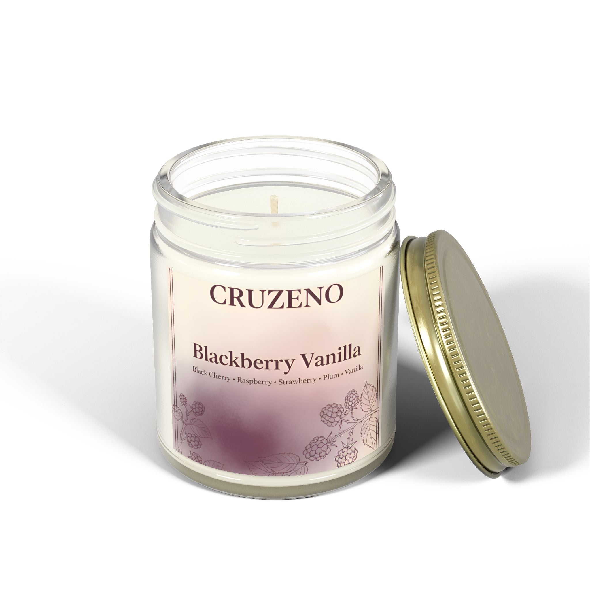 Cruzeno Blackberry Vanilla | Coconut Apricot Wax Candle