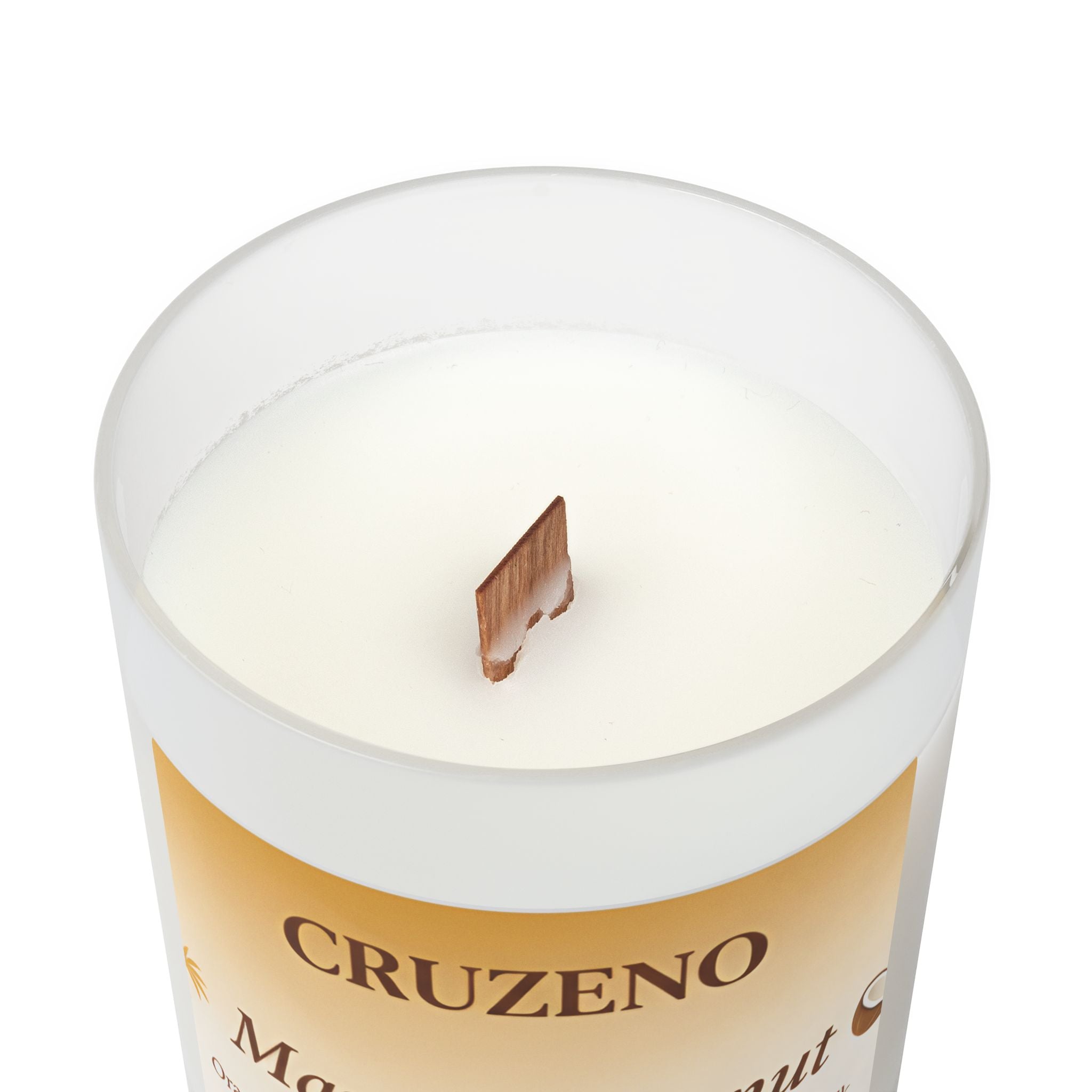 Cruzeno Mango Coconut | Crackling Wooden Wick Candle
