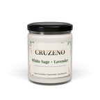 Cruzeno White Sage + Lavender Scented Soy Candle