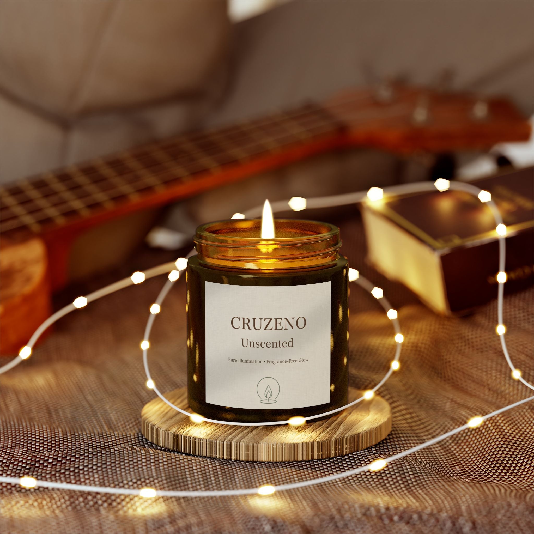 Cruzeno Fragrance-Free | Coconut Apricot Wax Candle