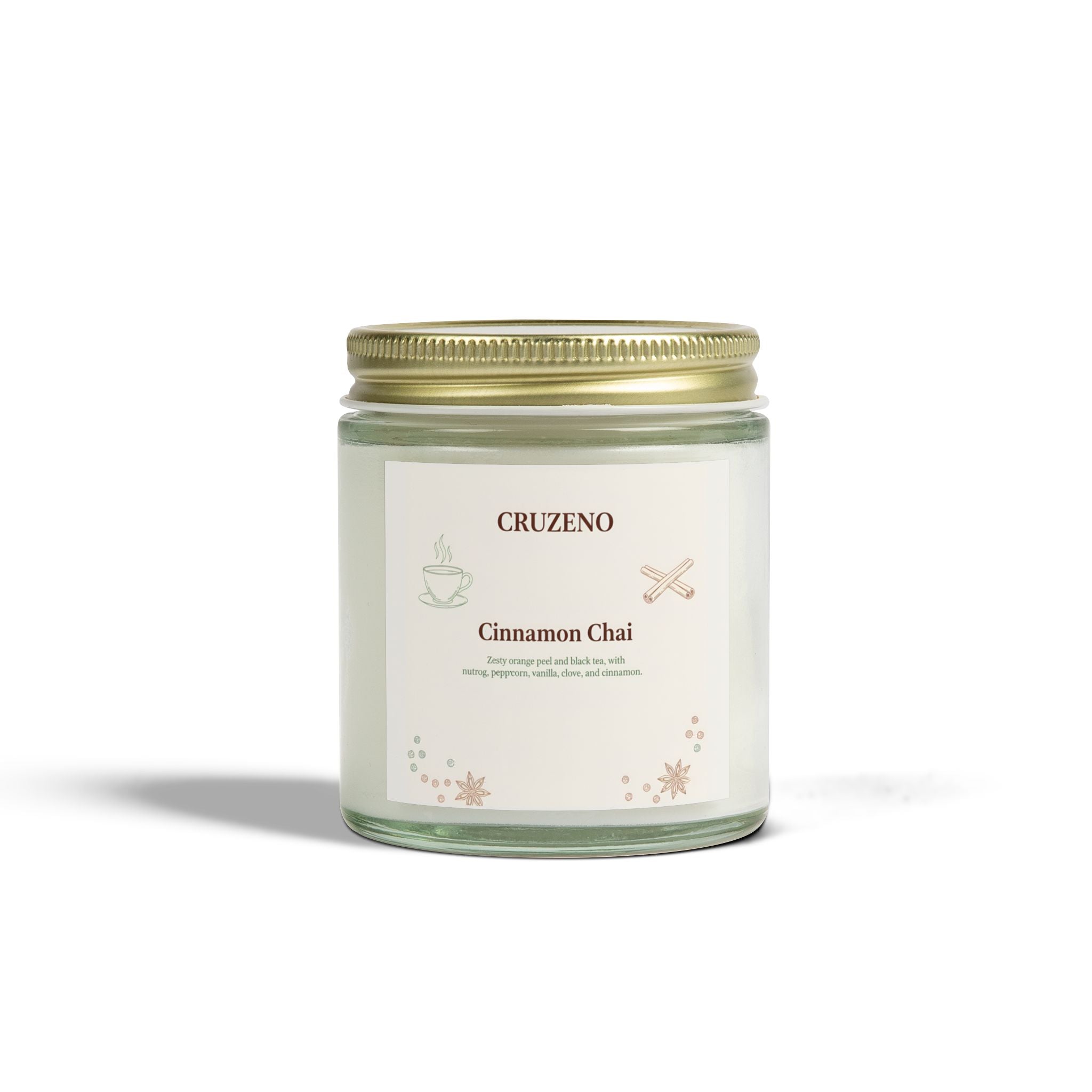 Cruzeno Cinnamon Chai | Coconut Apricot Wax Candle