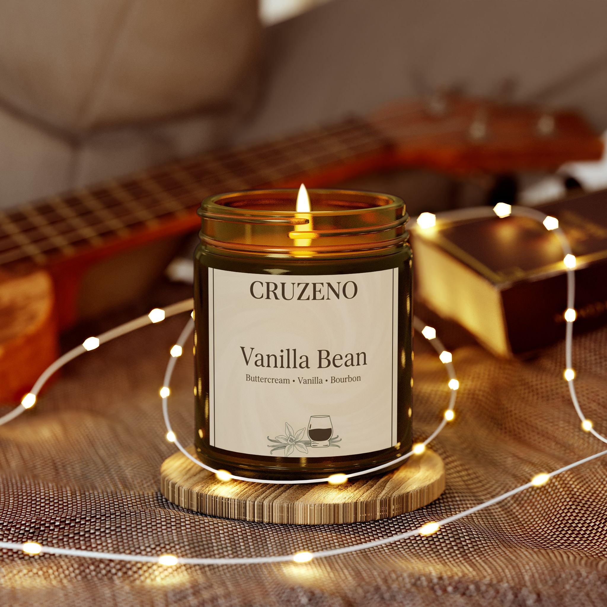 Cruzeno Vanilla Bean | Coconut Apricot Wax Candle