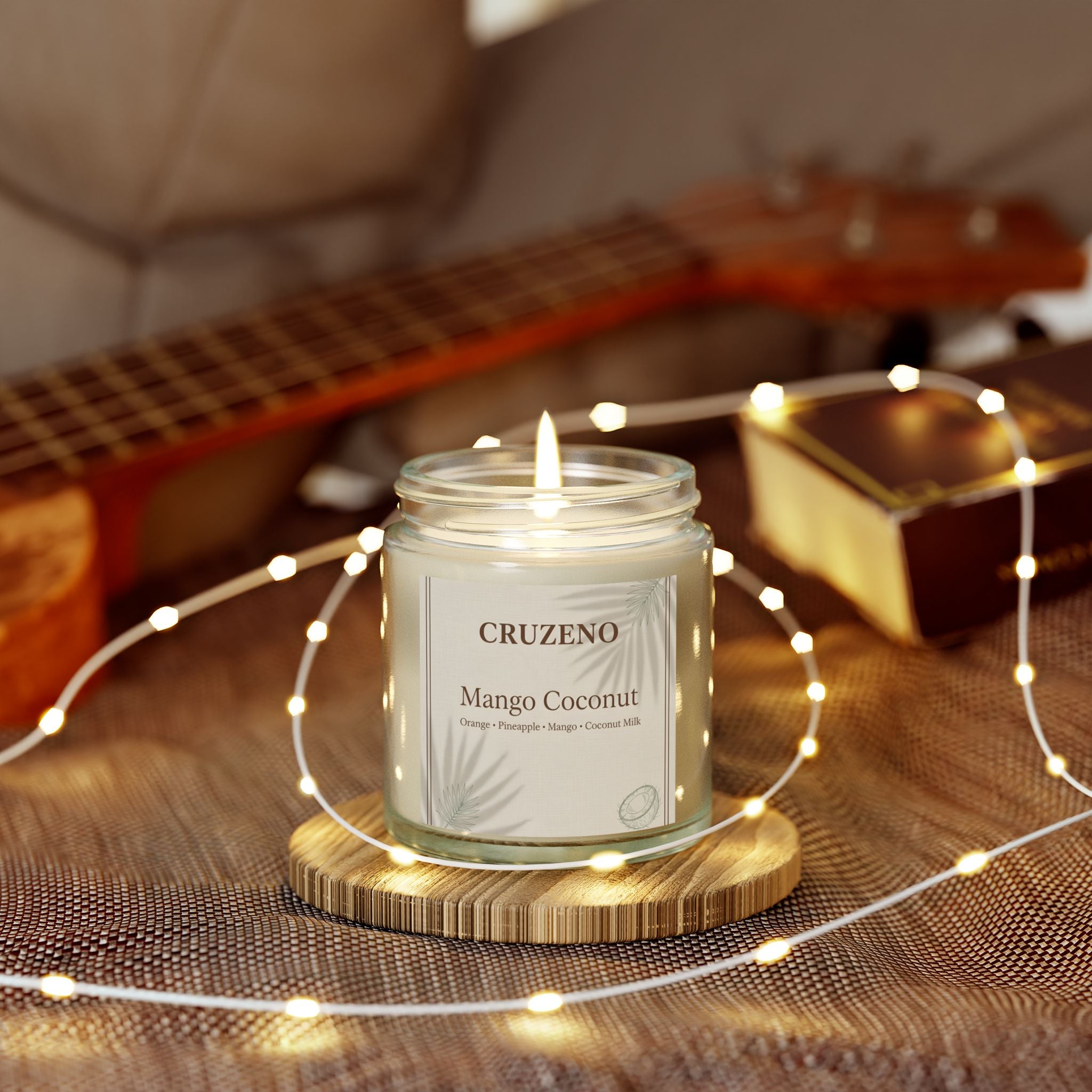 Cruzeno Mango Coconut | Coconut Apricot Wax Candle