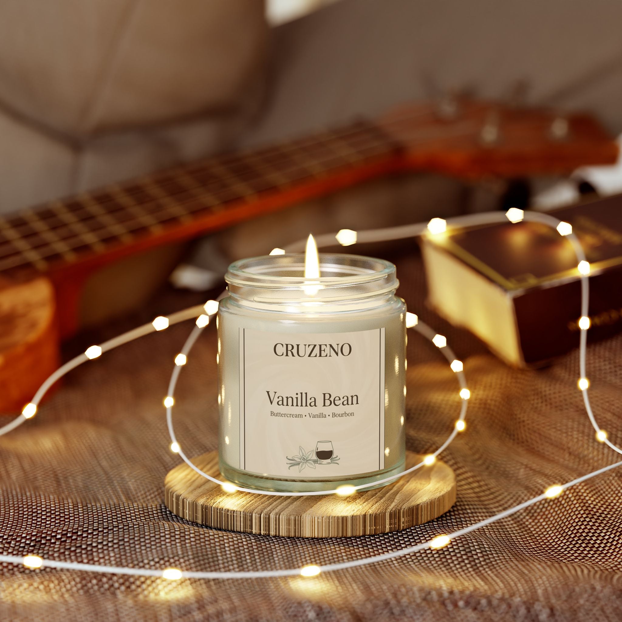 Cruzeno Vanilla Bean | Coconut Apricot Wax Candle