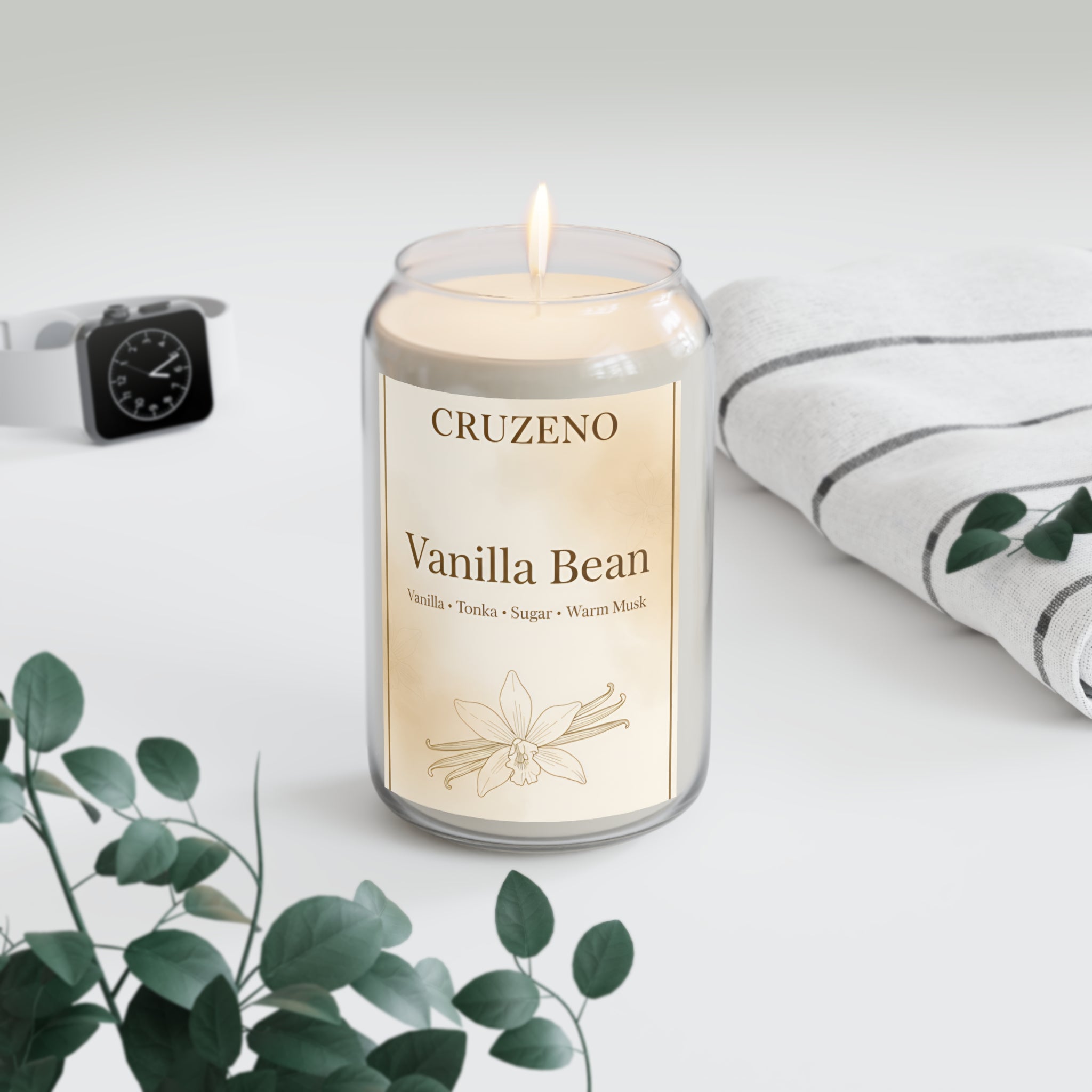 Cruzeno Vanilla Bean | 13.75oz Soy Wax Candle