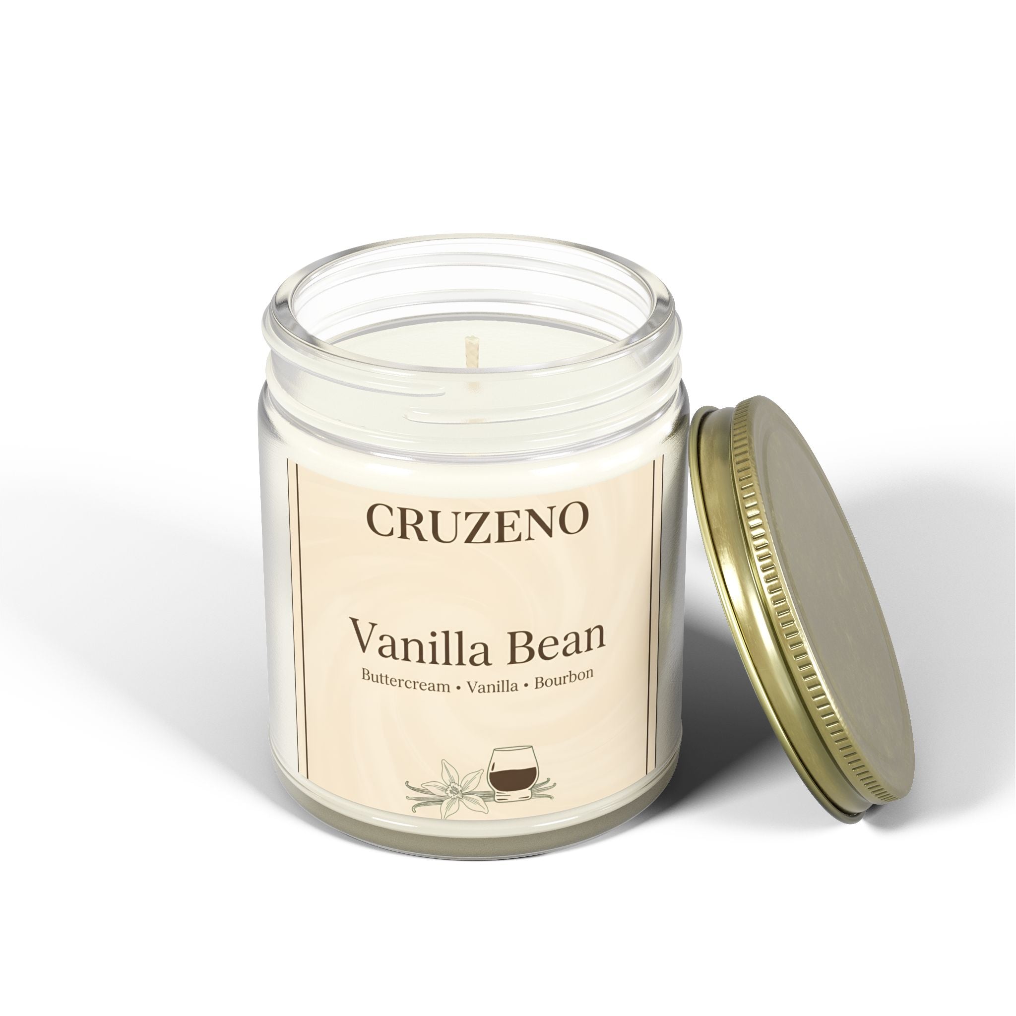 Cruzeno Vanilla Bean | Coconut Apricot Wax Candle