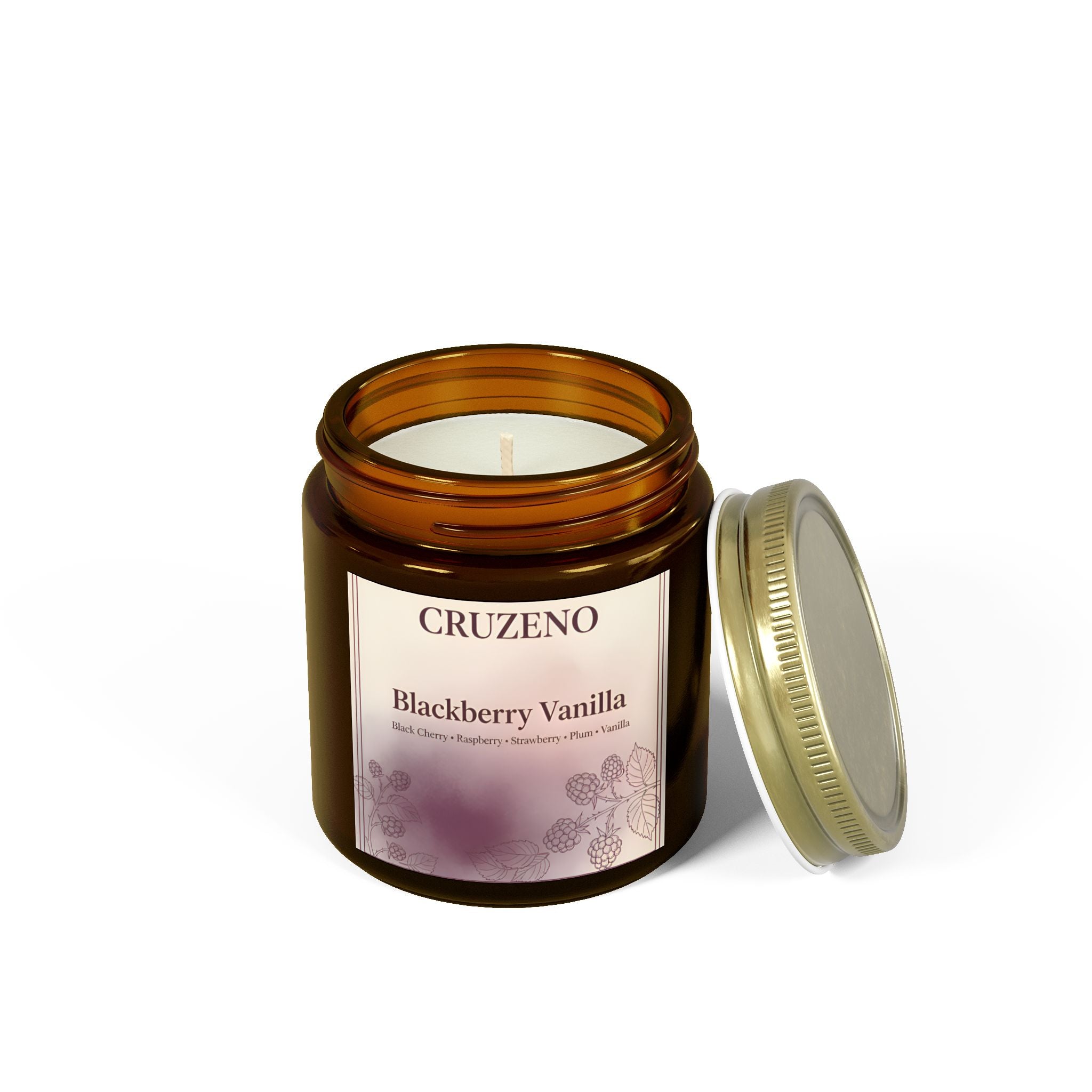 Cruzeno Blackberry Vanilla | Coconut Apricot Wax Candle