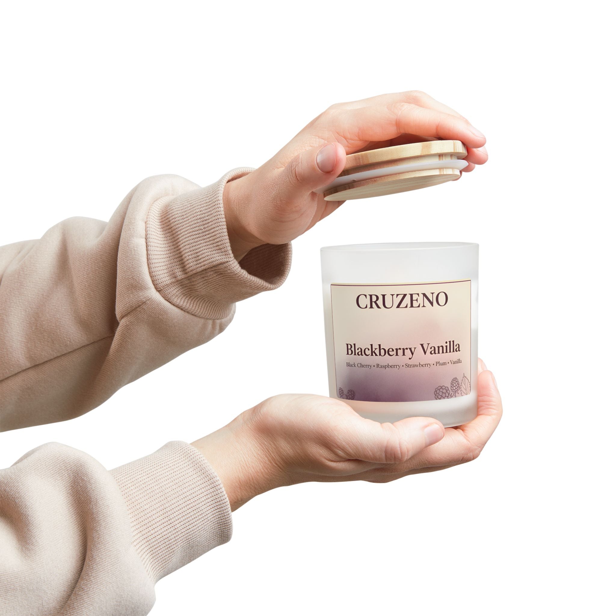 Cruzeno Blackberry Vanilla | Crackling Wooden Wick Candle