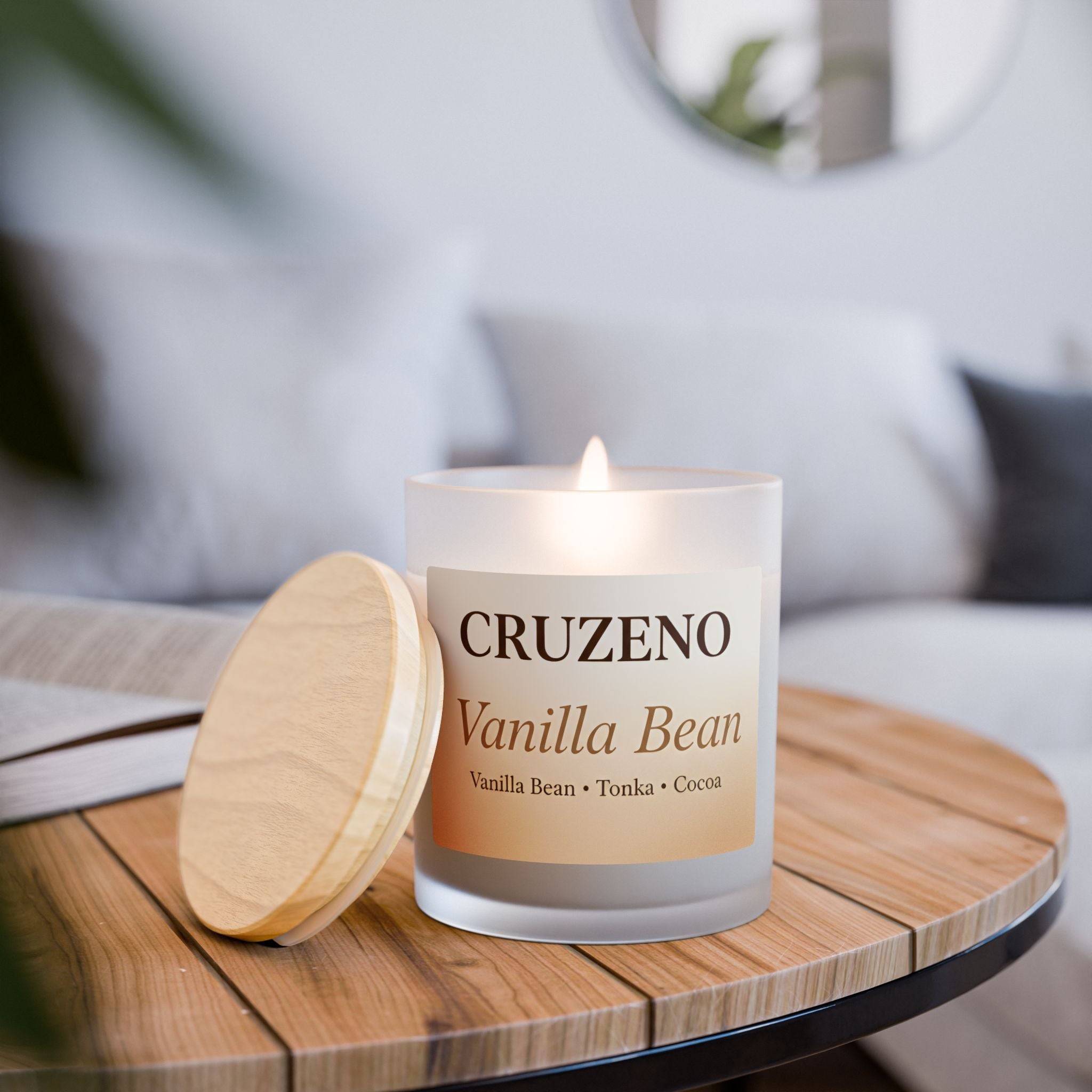Cruzeno Classic Vanilla | Crackling Wooden Wick Candle