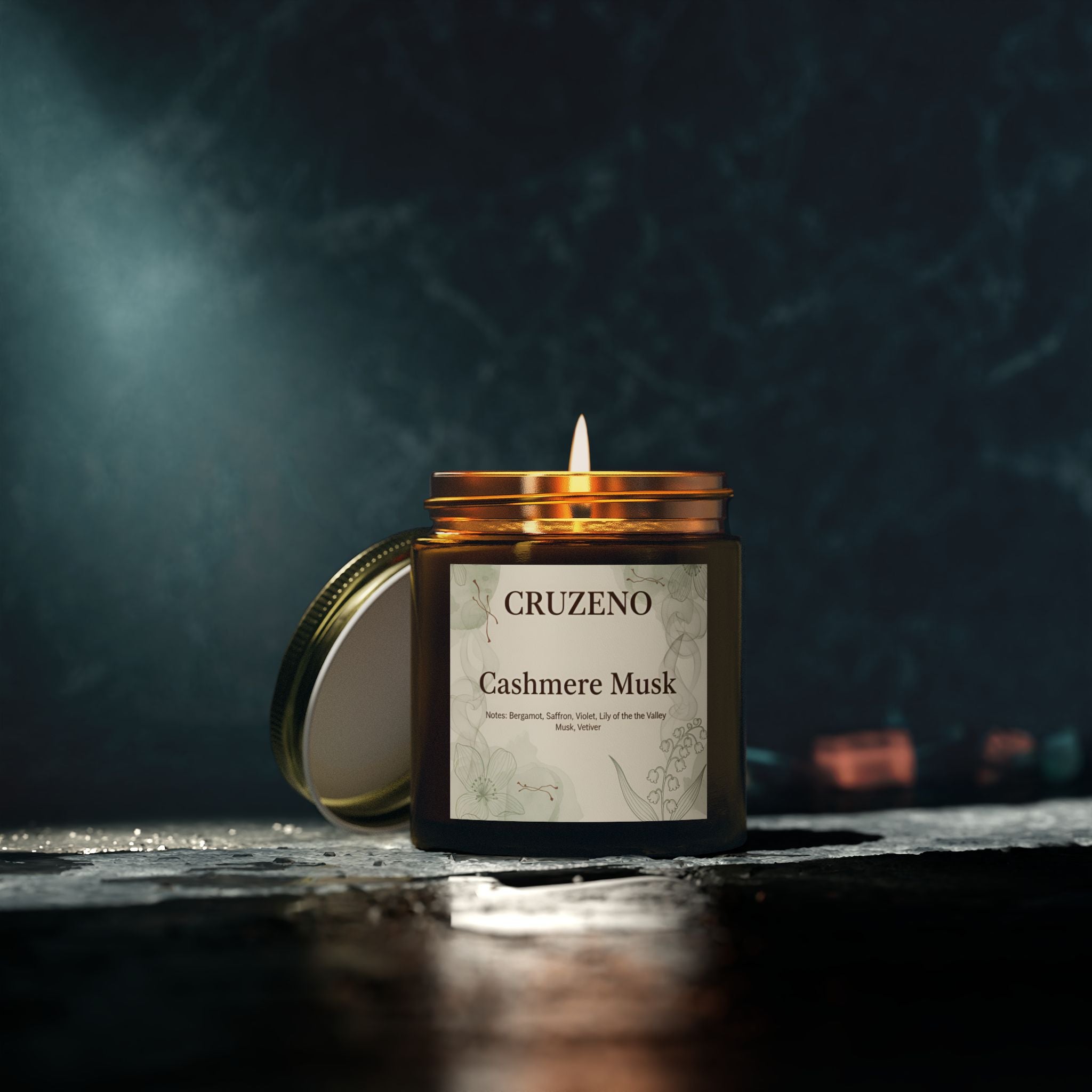 Cruzeno Cashmere Musk | Coconut Apricot Wax Candle
