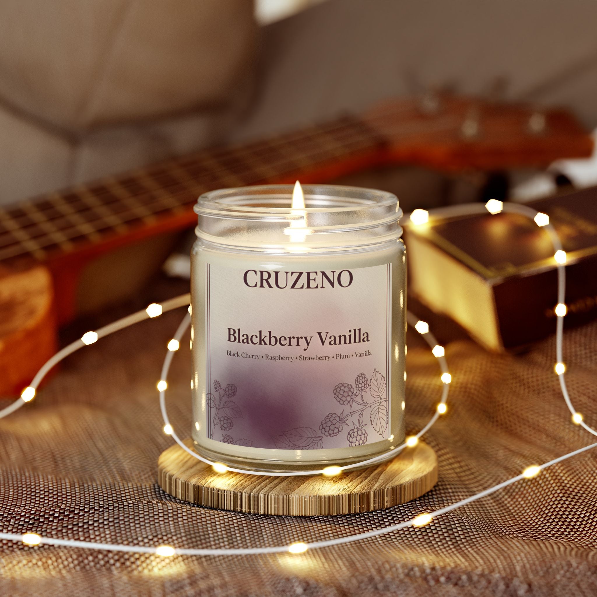 Cruzeno Blackberry Vanilla | Coconut Apricot Wax Candle
