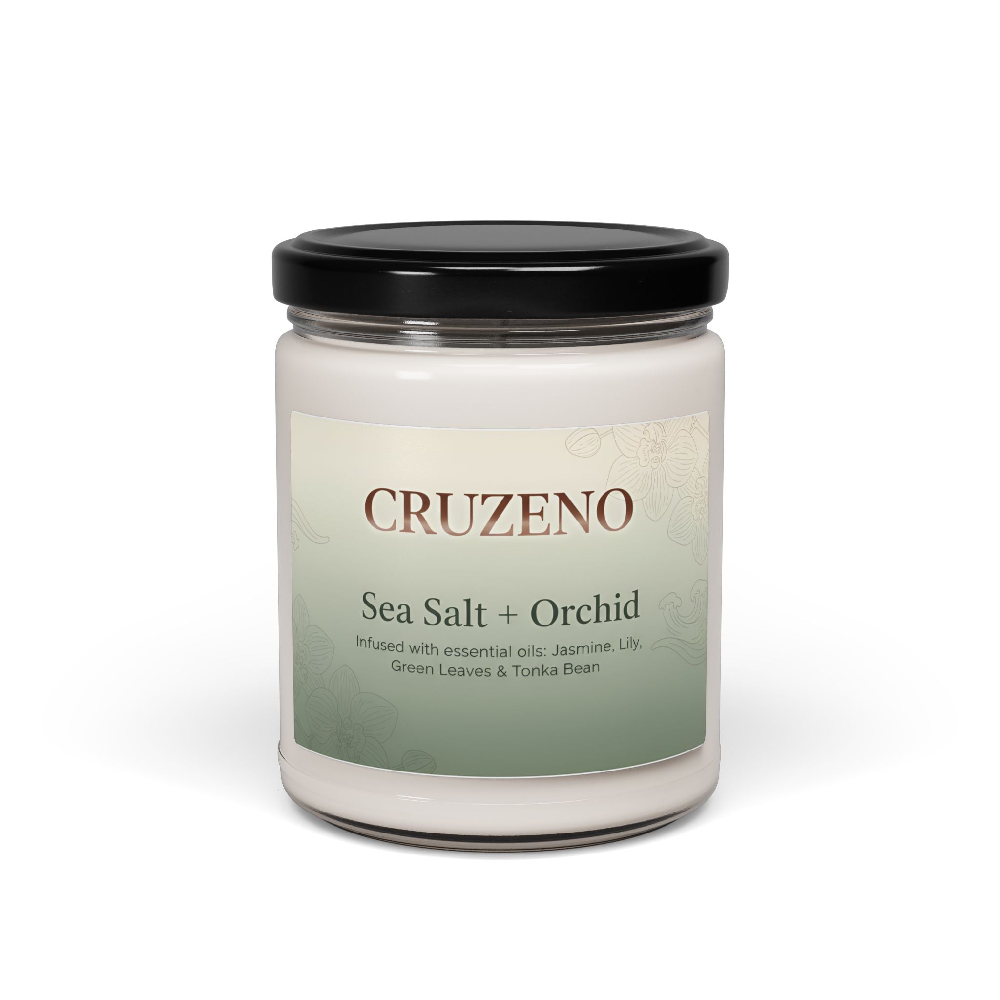 Cruzeno Sea Salt + Orchid Scented Soy Candle