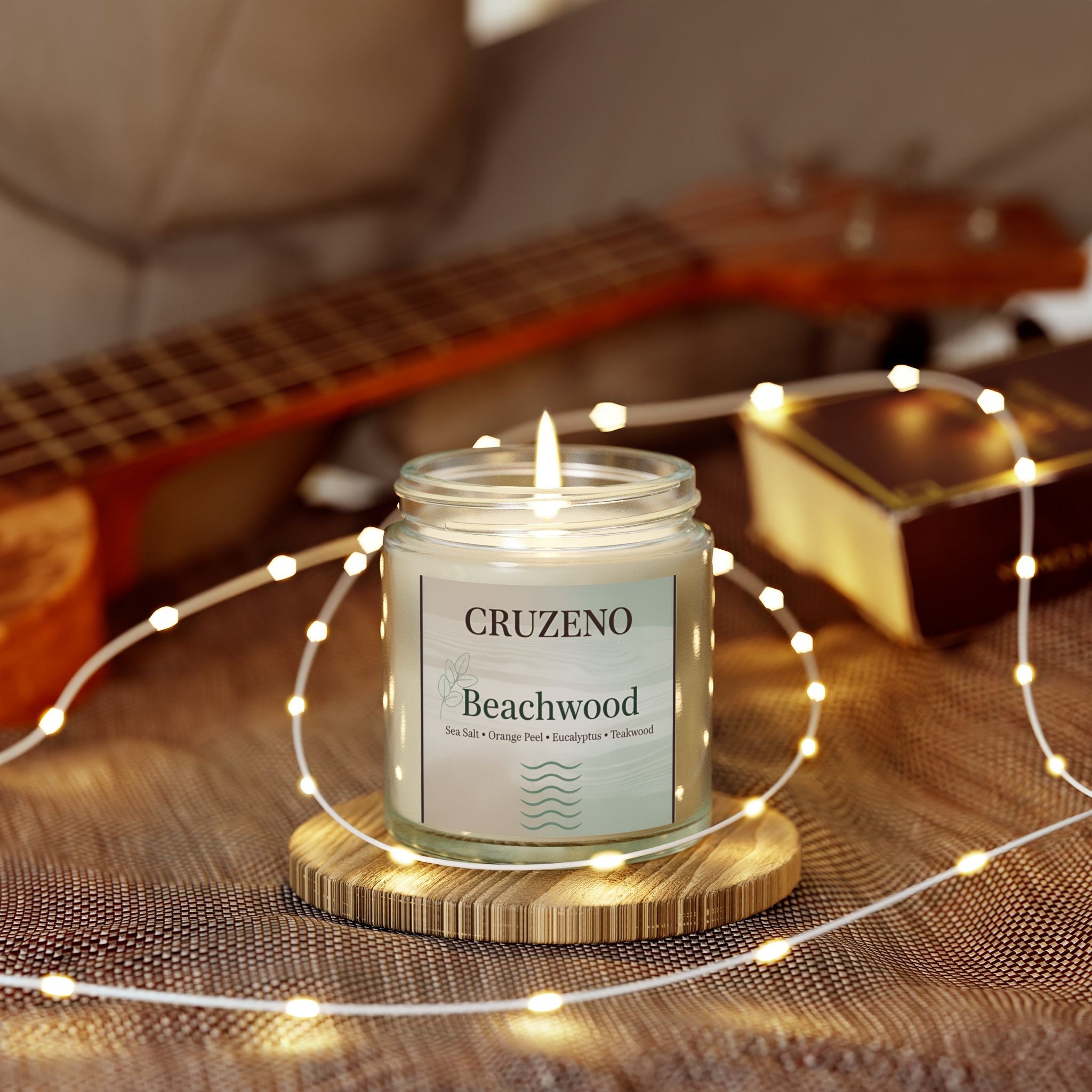 Cruzeno Beachwood | Coconut Apricot Wax Candle