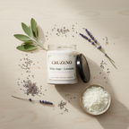 Cruzeno White Sage + Lavender Scented Soy Candle