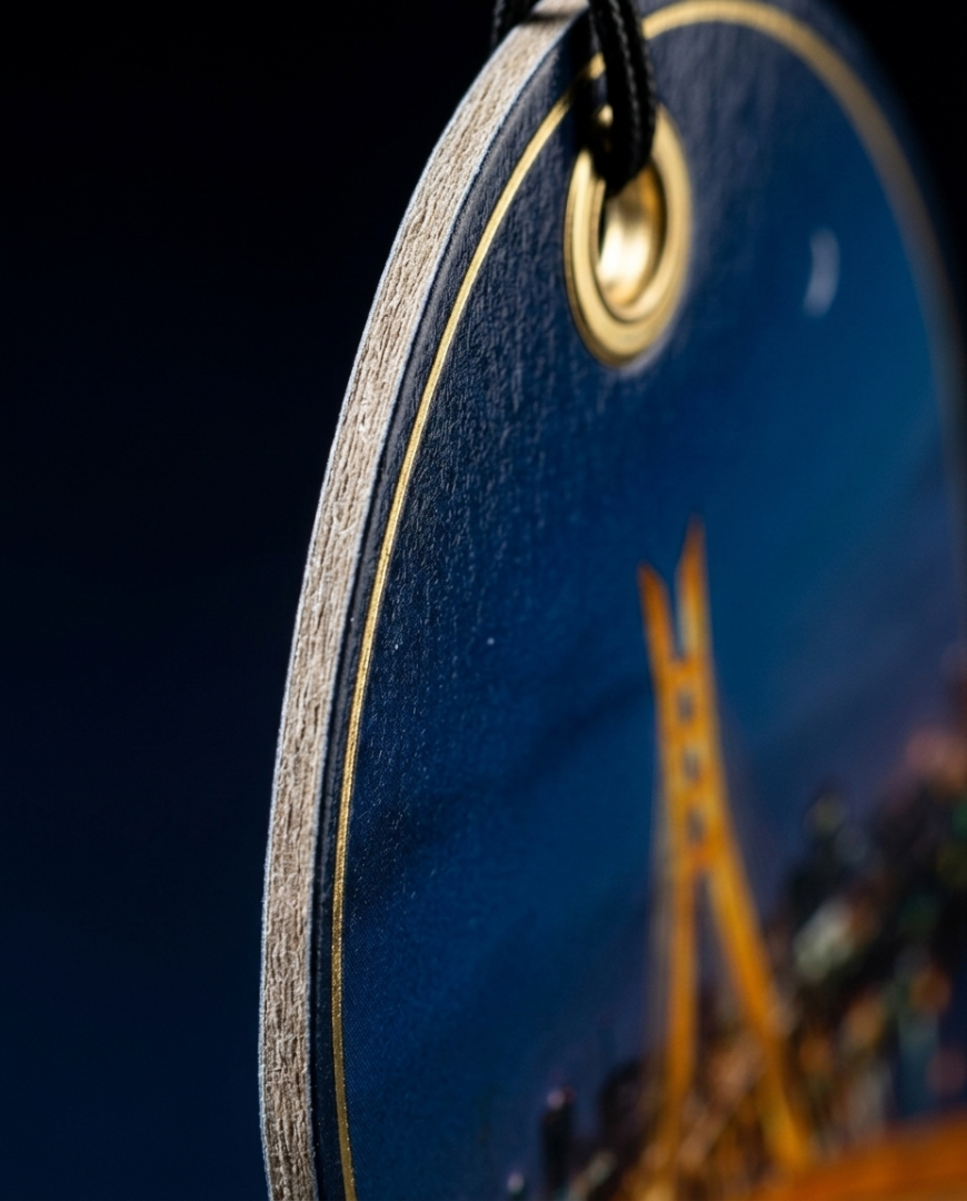 Brass Eyelet & Starry Frame