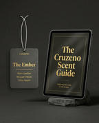 Cruzeno scent tag and guide on a dark background